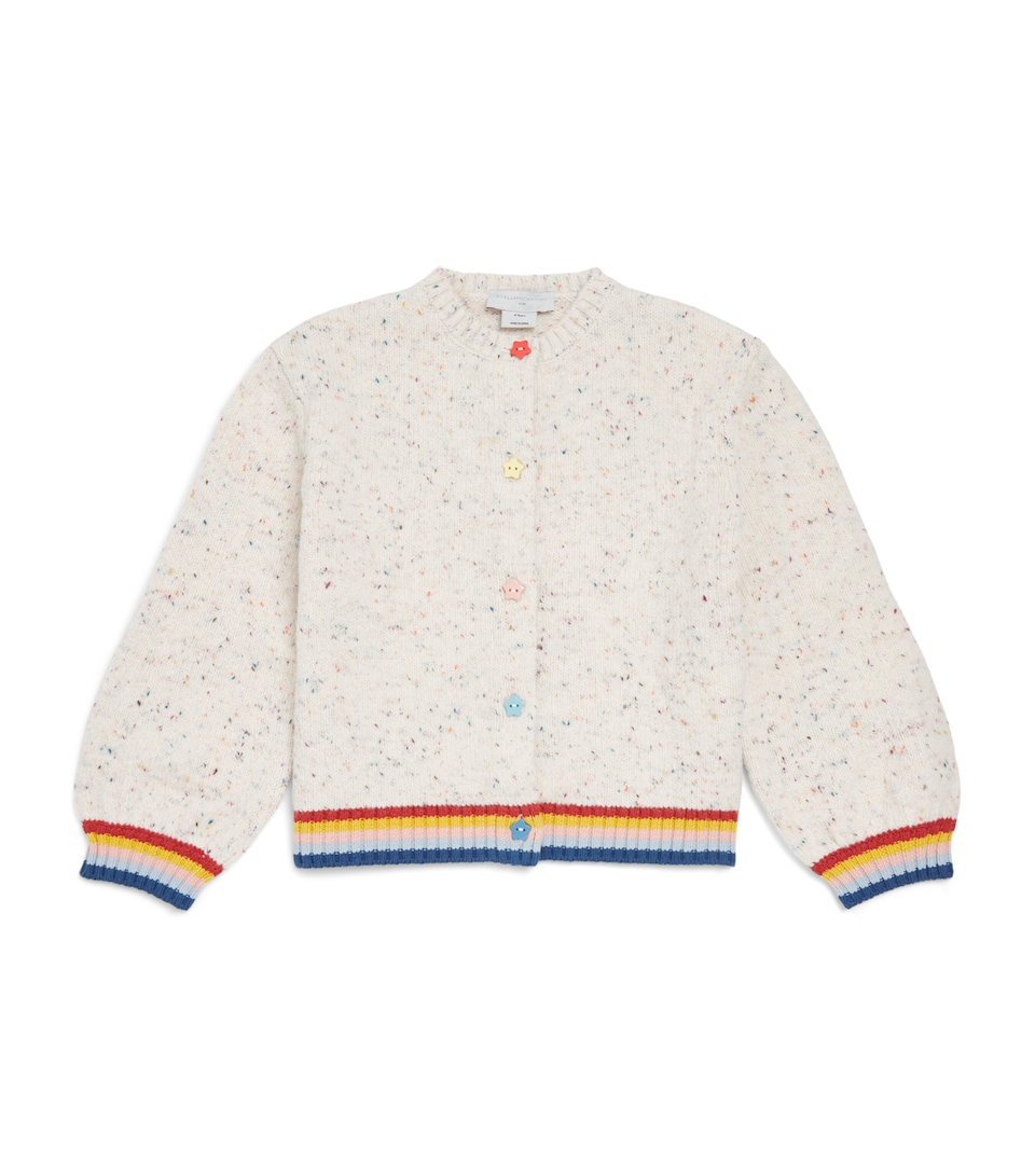 Stella McCartney Kids Knitted Cardigan (3-14 Years) Ivory
