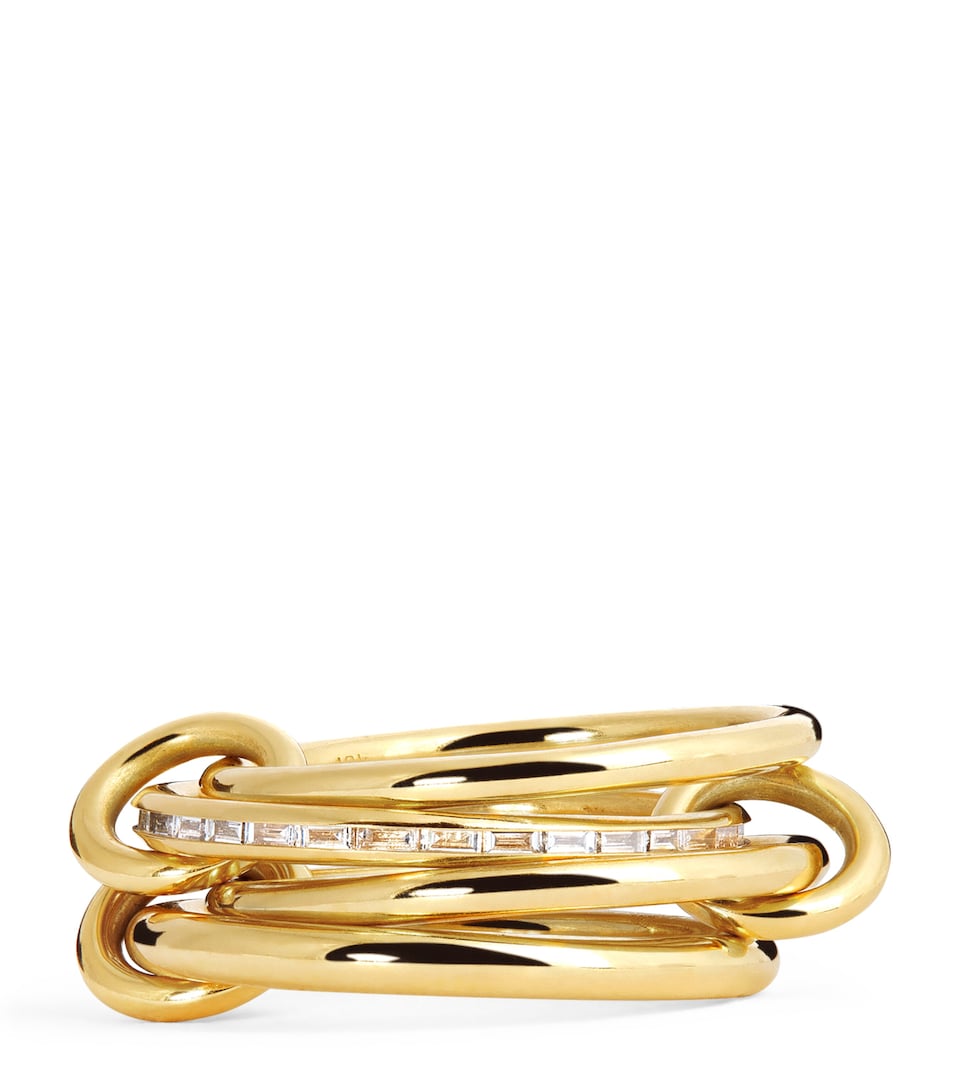 Yellow Gold and Diamond Kira Ring