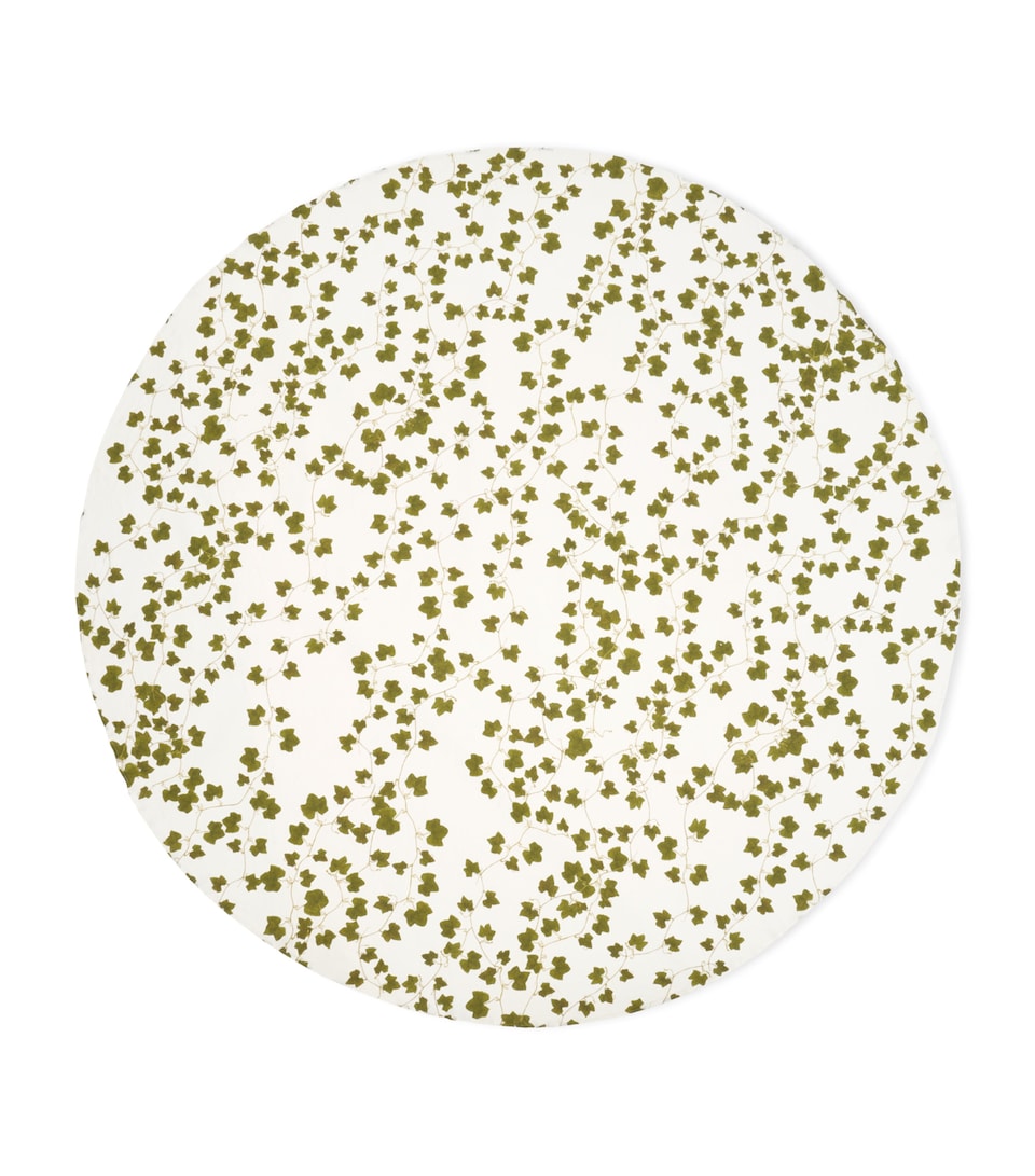 Linen Ivy Round Tablecloth