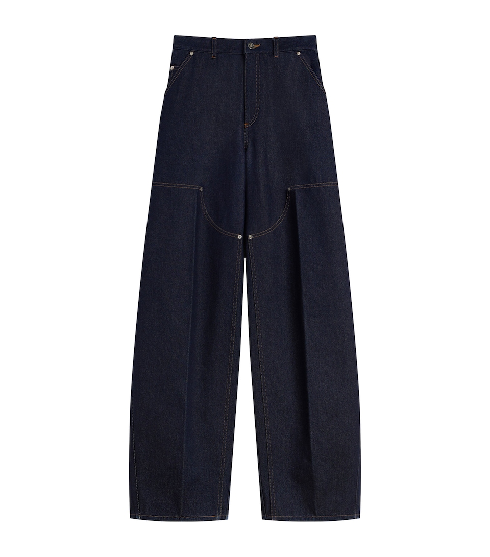 Givenchy Womens Raw Balloon Jeans