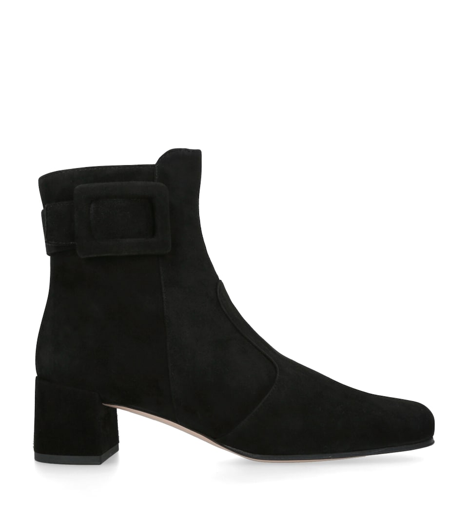 Suede Très Vivier Polly Ankle Boots 45