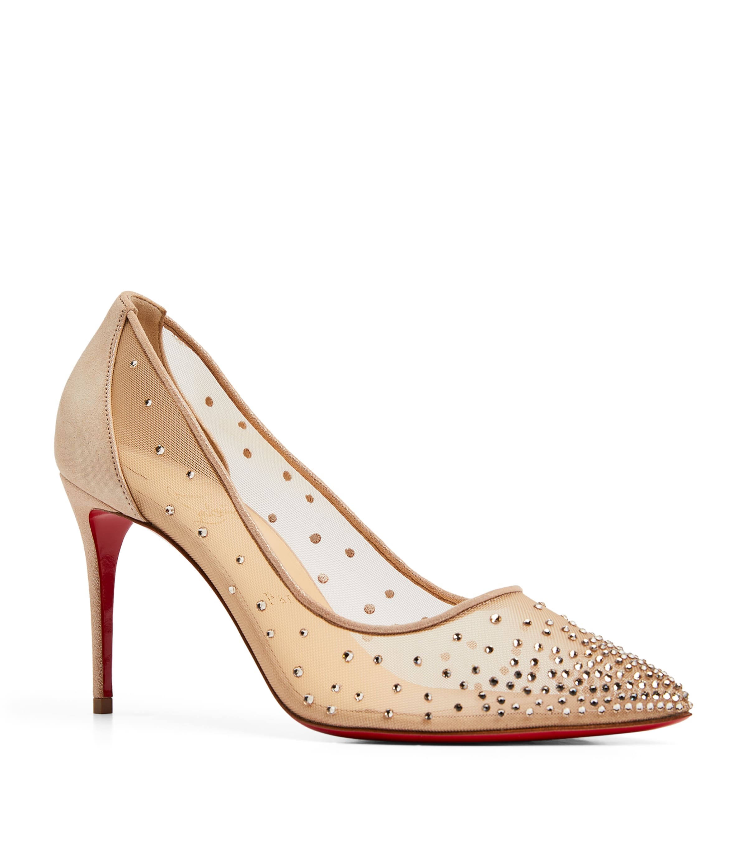 Christian louboutin/Follies Strass/ パンプス Follies Strass Version Light Silk Fabric - Women Shoes