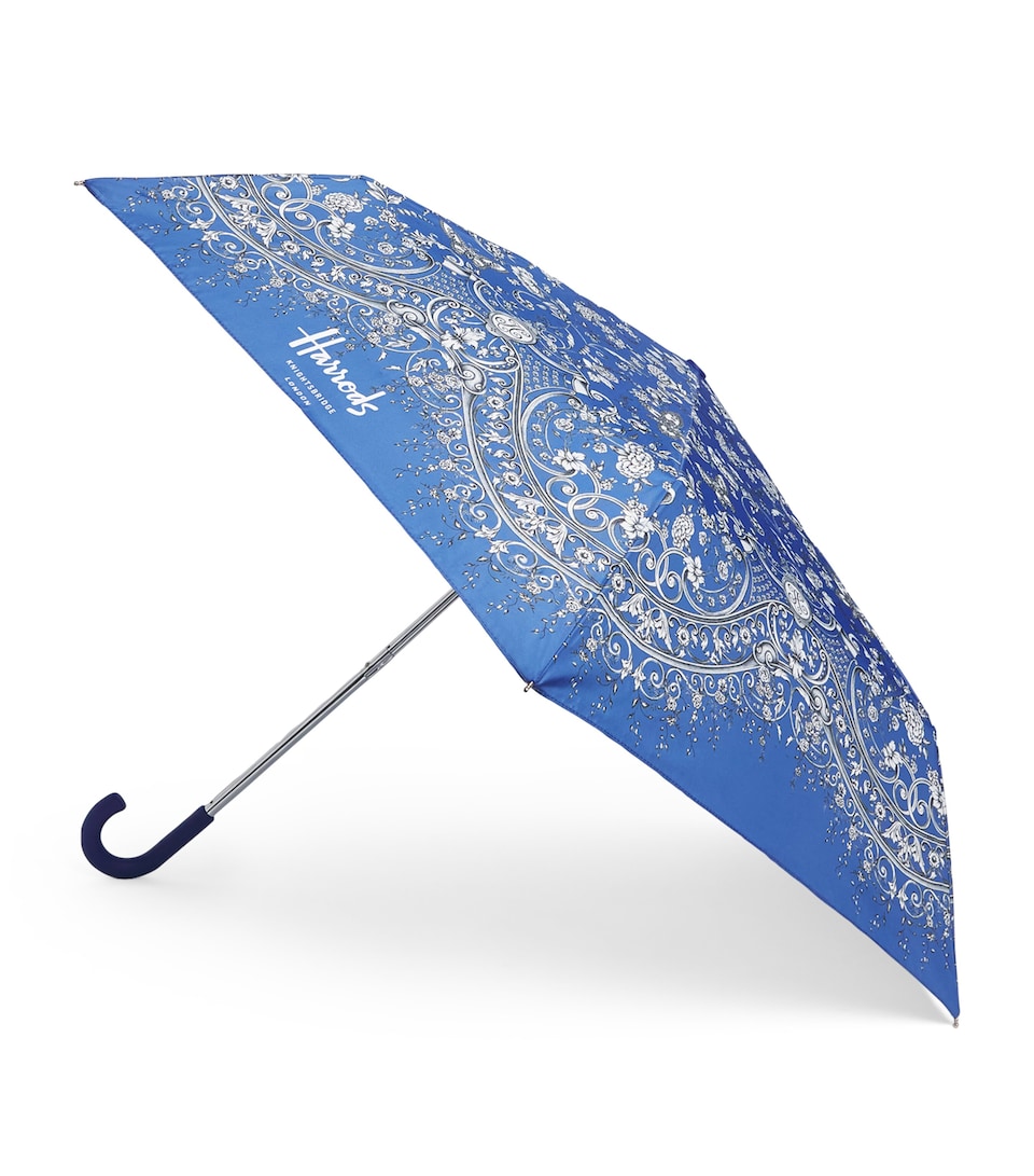 Harrods Gilded Butterfly Umbrella Ivory