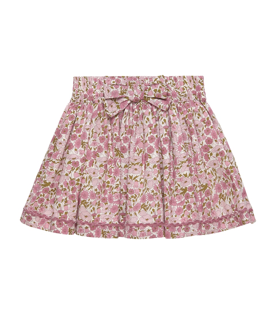 Cotton Floral Bow Skirt (2-5 Years)