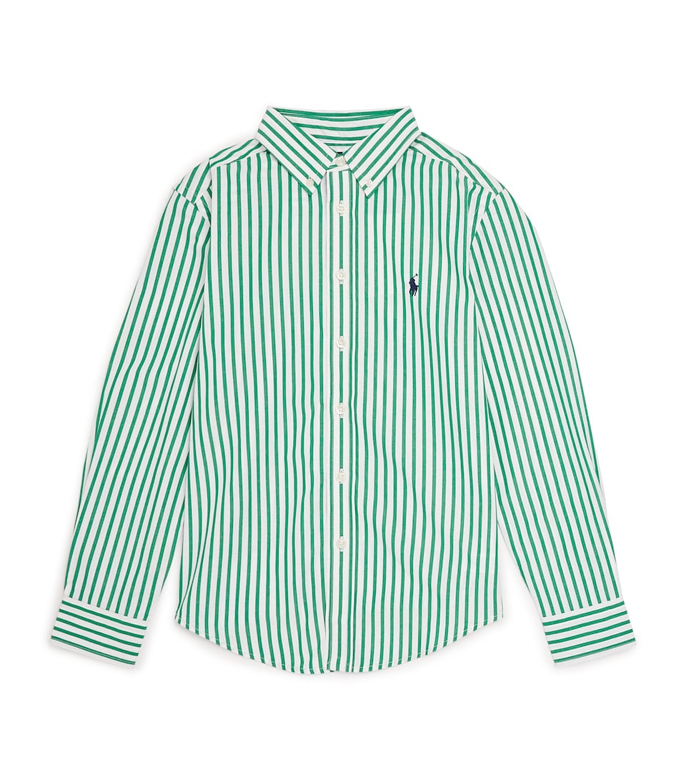 Cotton Poplin Stripe Shirt (6-14 Years)