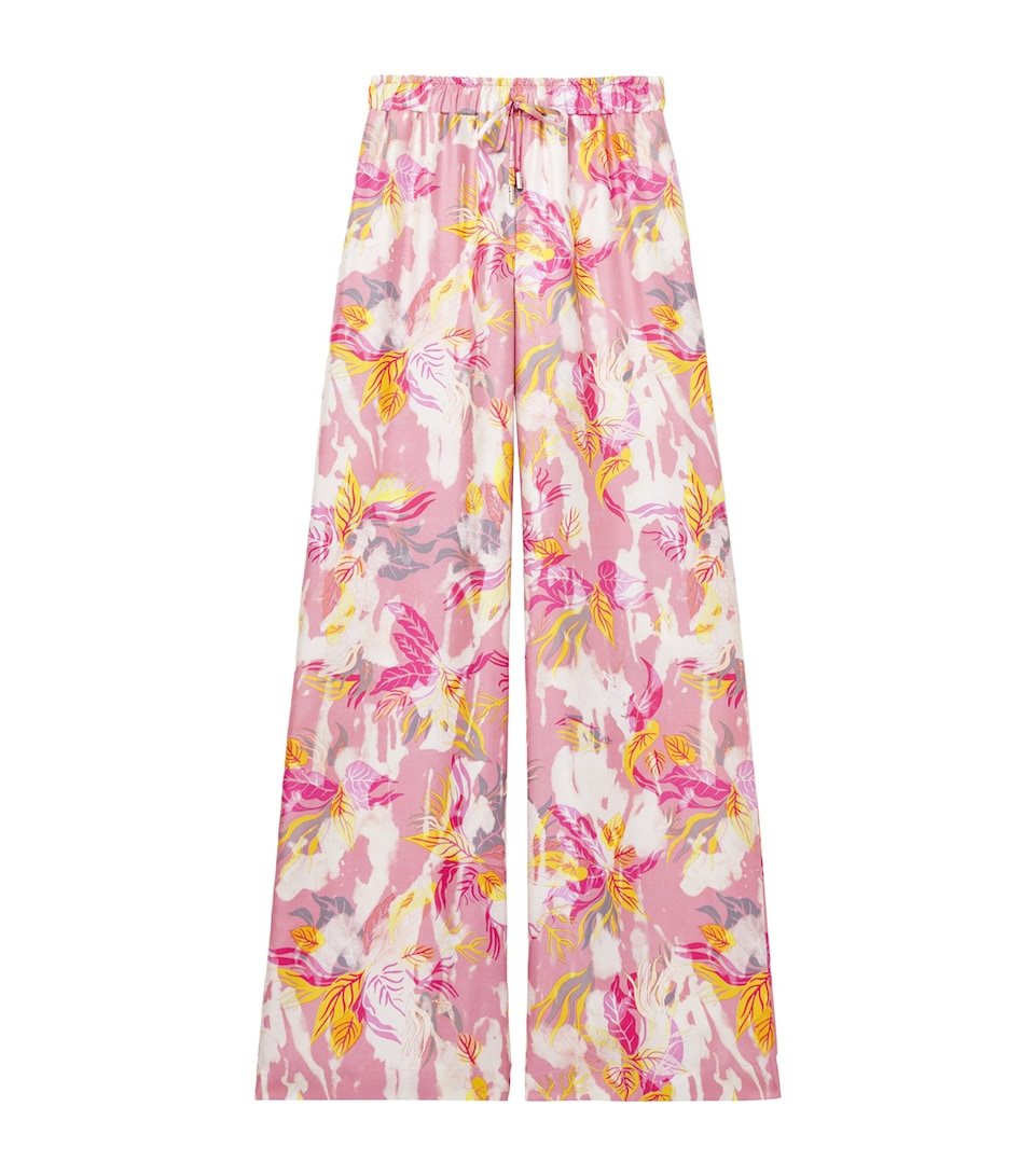 Silk Floral Pyjama Trousers