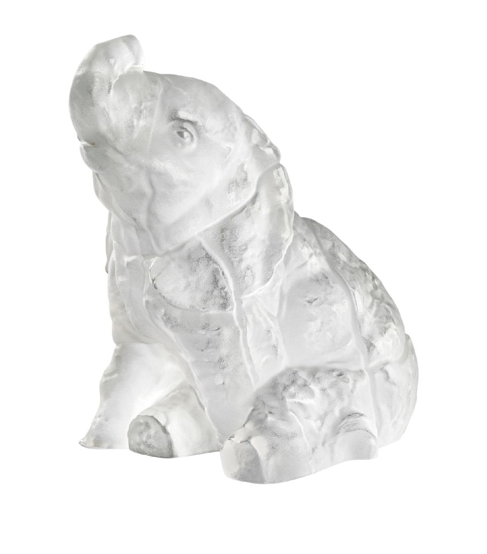 Crystal Elephant Sculpture (12.5cm)