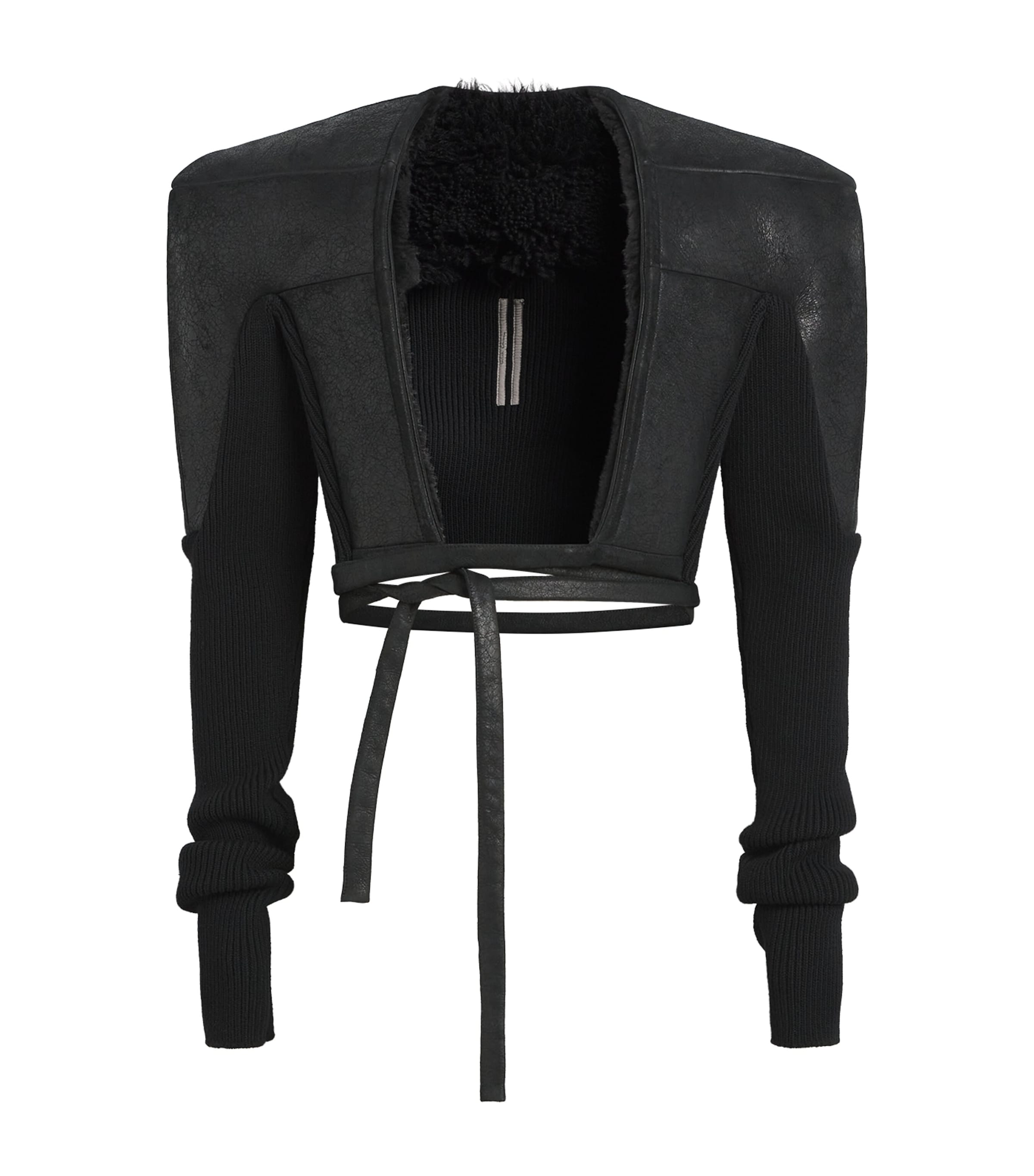 Shearling Cropped Jacket