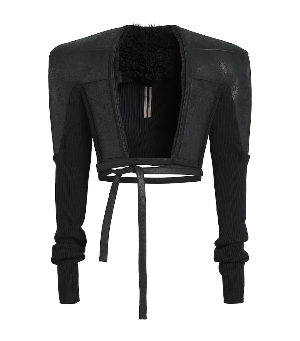 Shearling Cropped Jacket