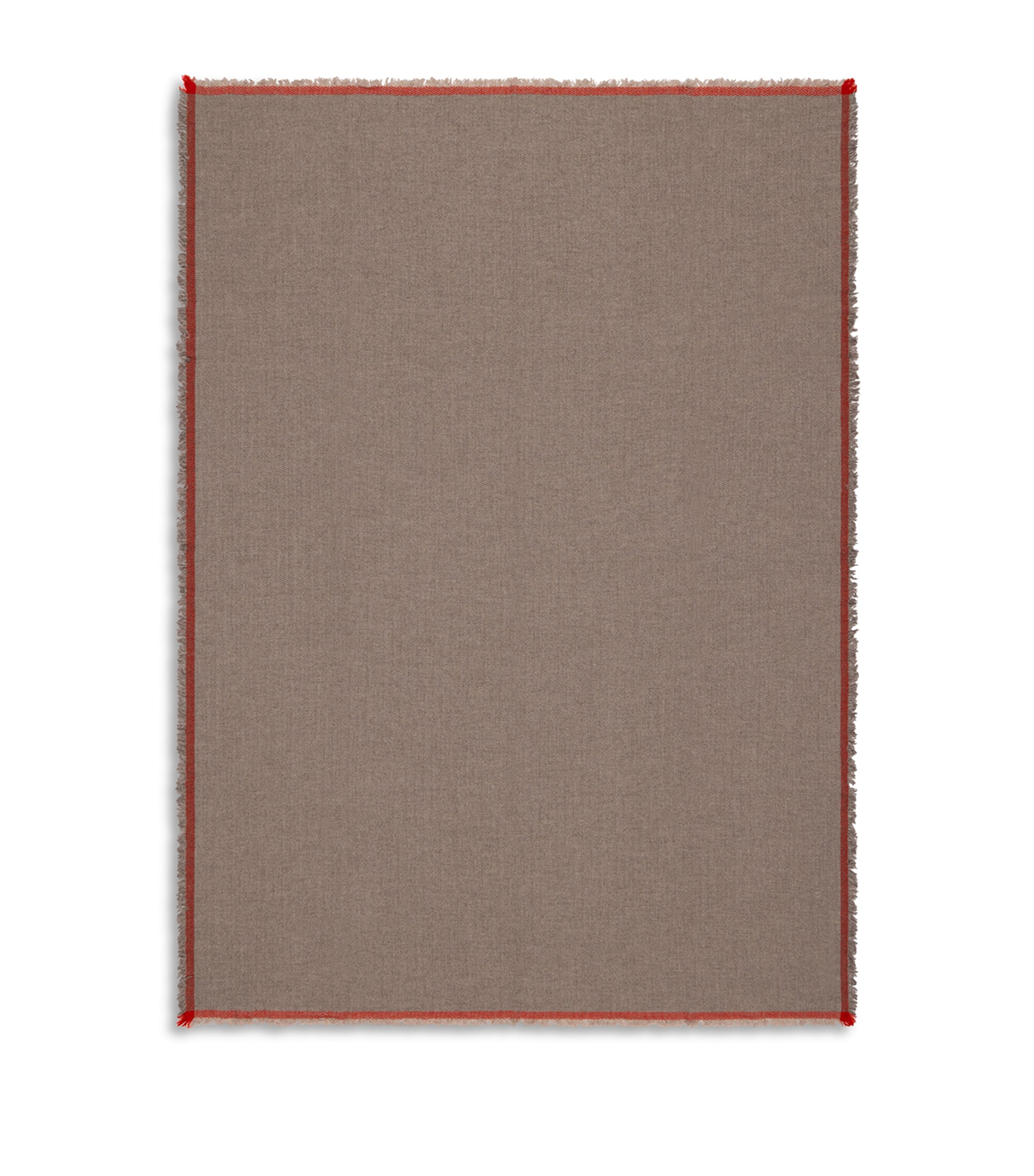 Begg x Co Cashmere-Merino Canna Calli Throw (130cm x 180cm) Natural Rust