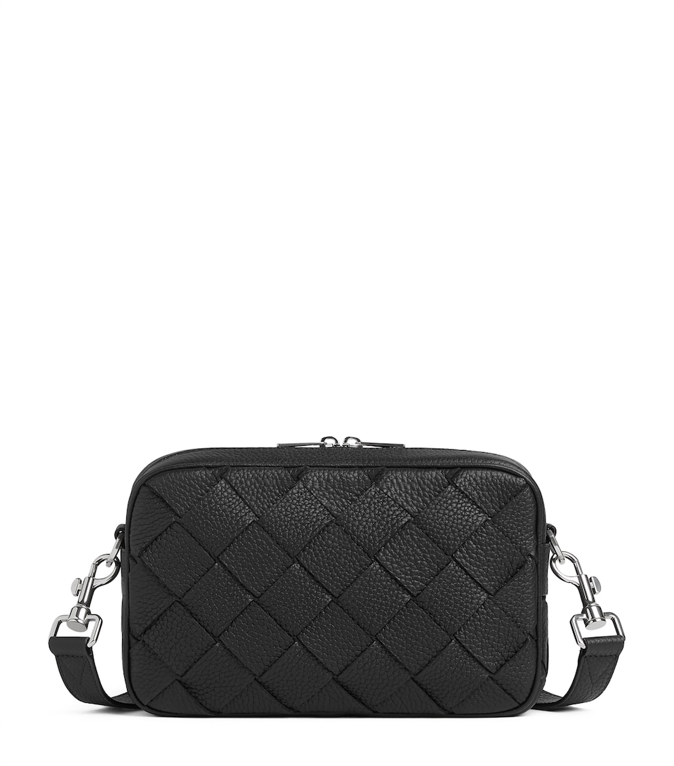 Bottega Veneta Small Leather Intrecciato Camera Bag
