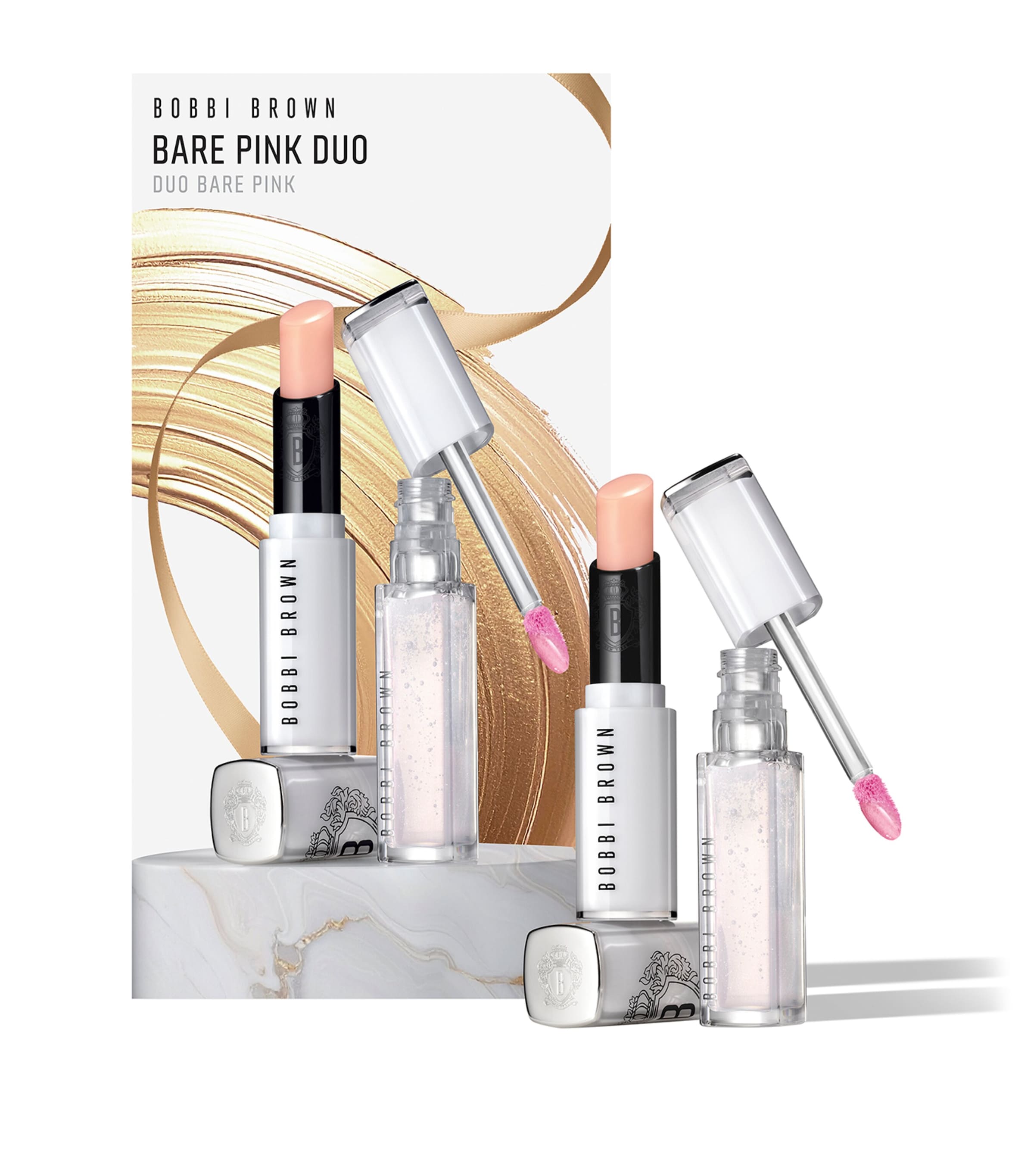 Bobbi Brown Bare Pink Lip Duo Gift Set Bare Pink, Bare Pink