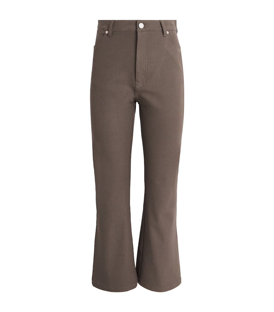 Stretch-Gabardine Duke Cropped Trousers