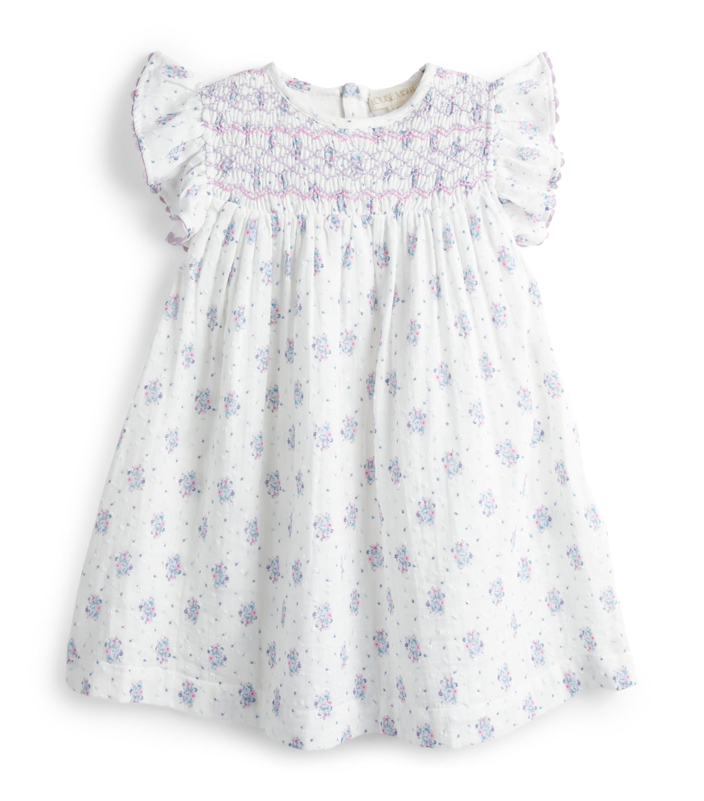 Louise Misha Cotton Floral Shanti Dress (3-4 Years) Flwr Dn