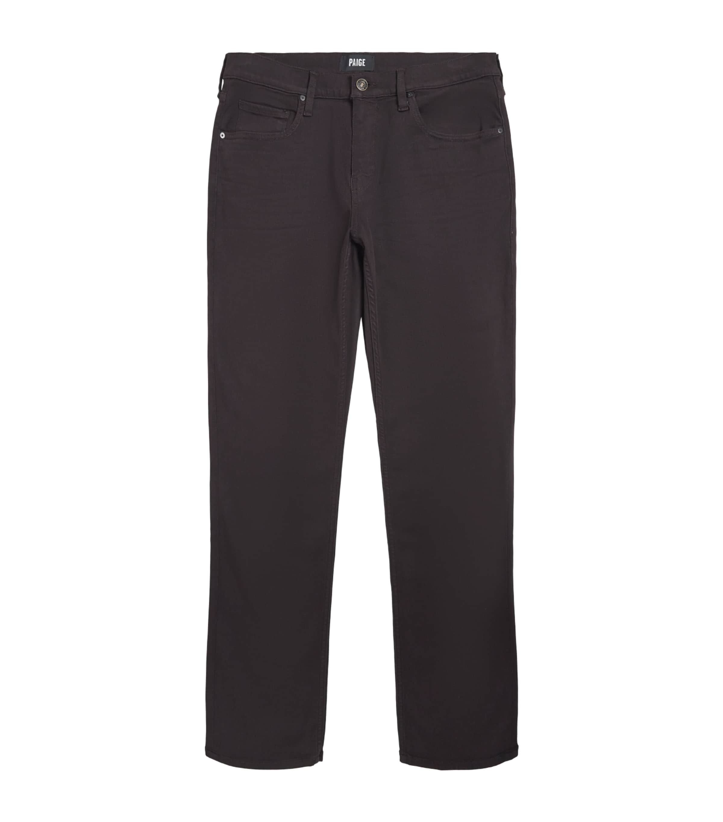 PAIGE Mens Normandie Straight Jeans Deep Chocolate