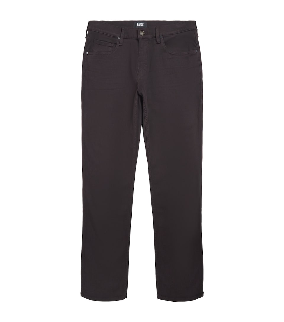 PAIGE Mens Normandie Straight Jeans Deep Chocolate
