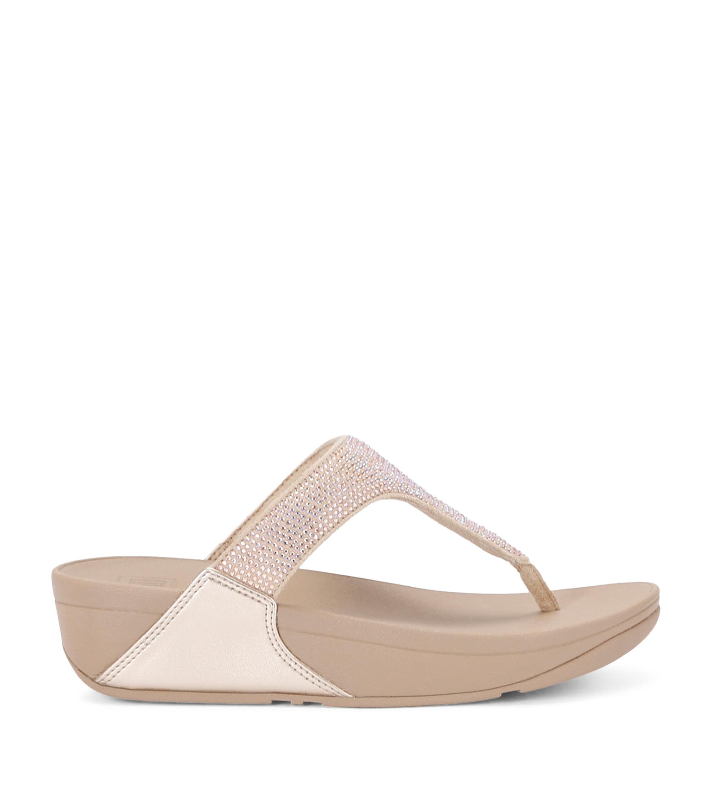 FitFlop Opul Lulu Toe-Post Sandals Beige