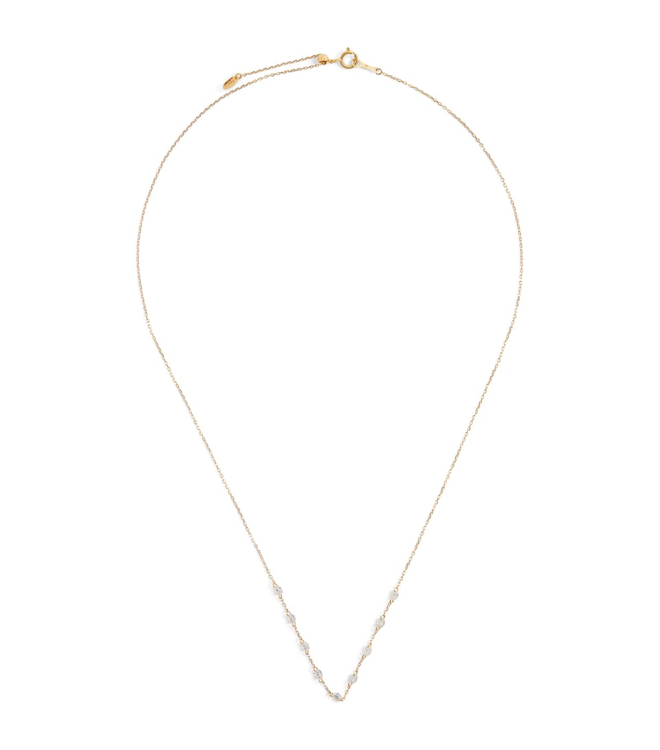 Persée Yellow Gold and Diamond 9-Stone Danaé Necklace Yellow Gold