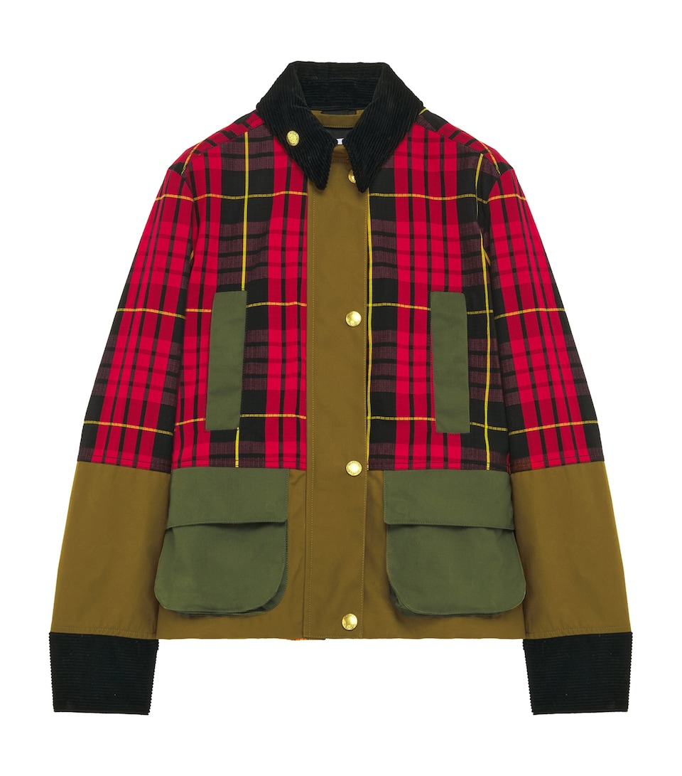 Cotton-Blend Tartan Ripstop Jacket