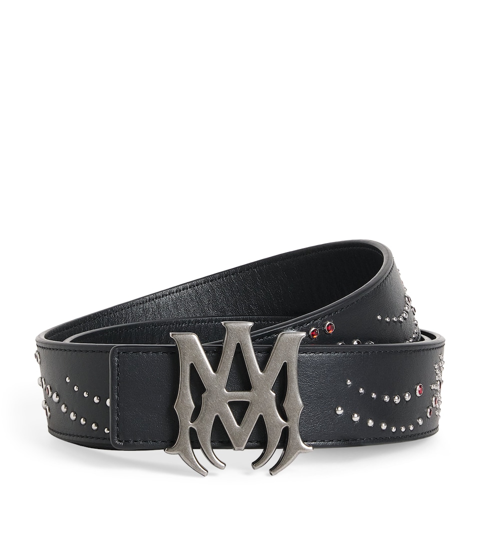 Leather Studded Belt