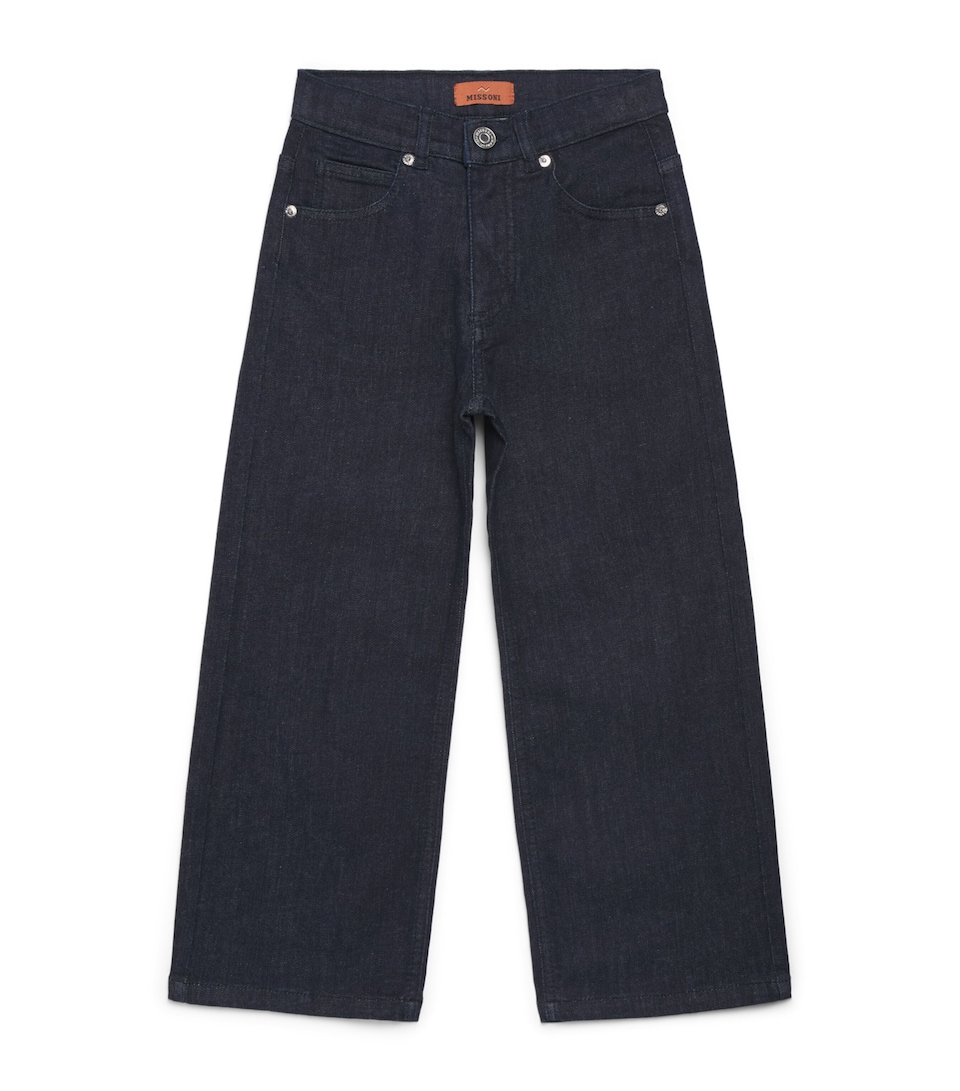 Missoni Kids Zigzag Pocket Jeans (4-14 Years) Blue