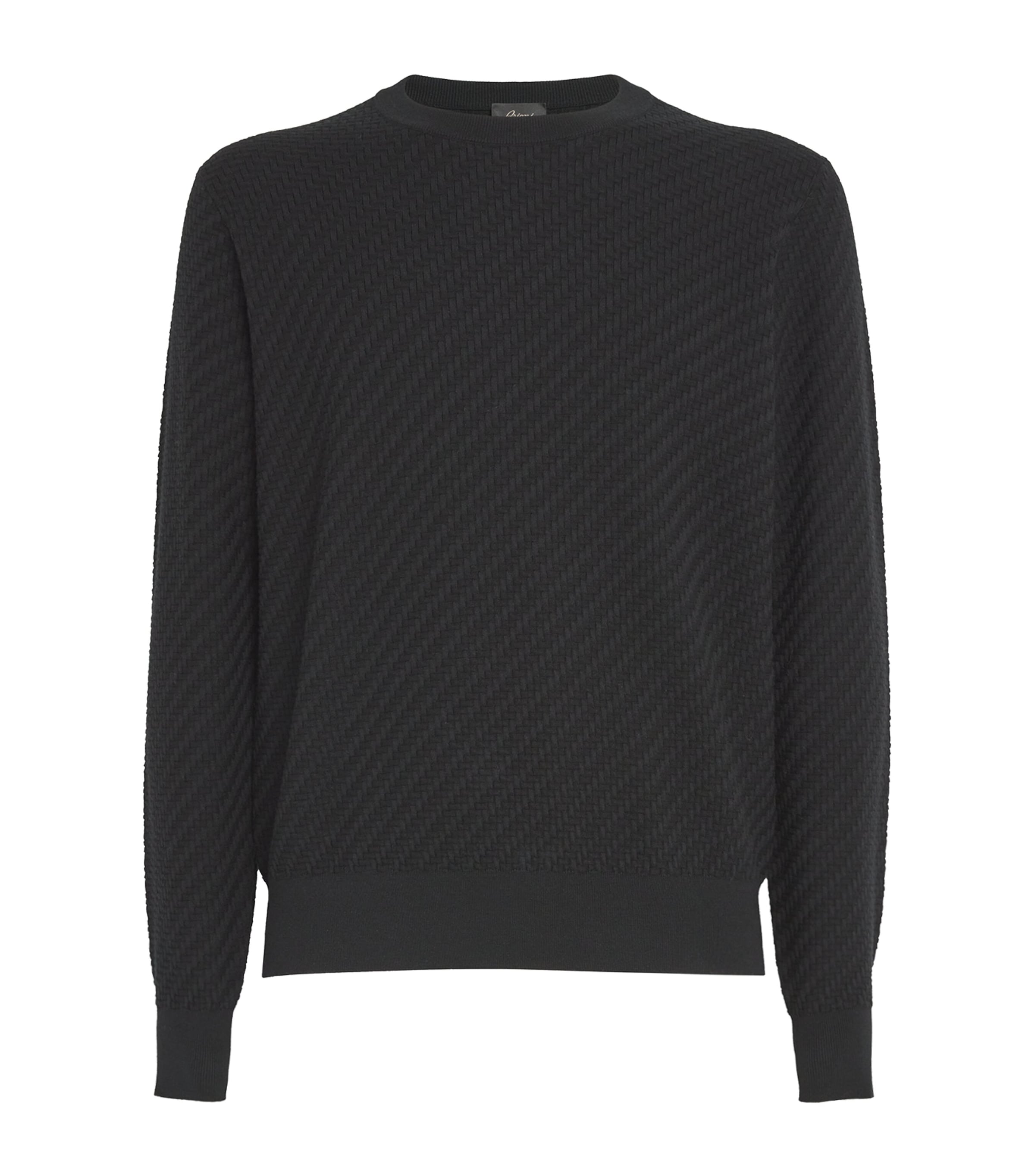 Brioni Mens Cotton-Silk-Cashmere Trama Weave Sweater
