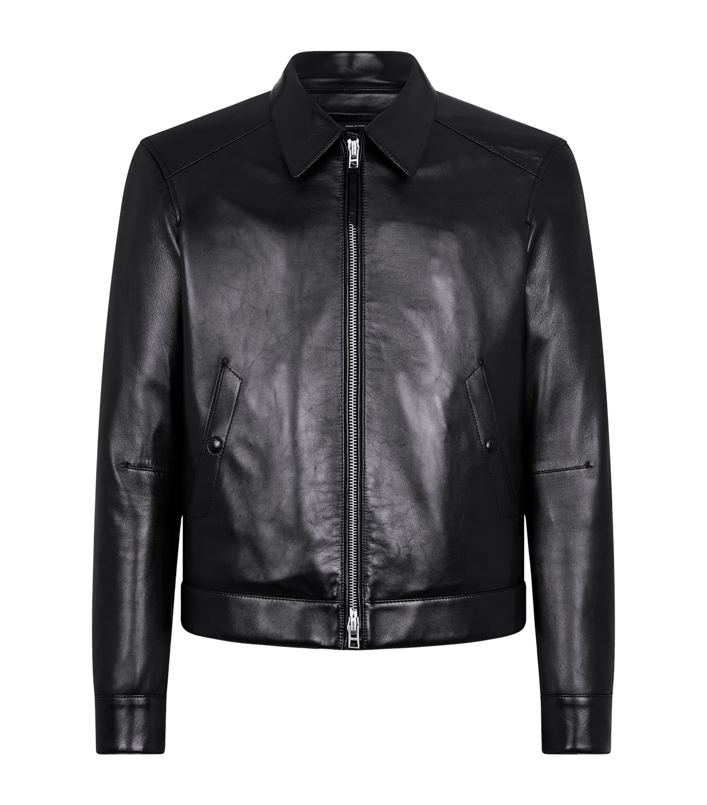 TOM FORD Mens Short Leather Jacket Naa