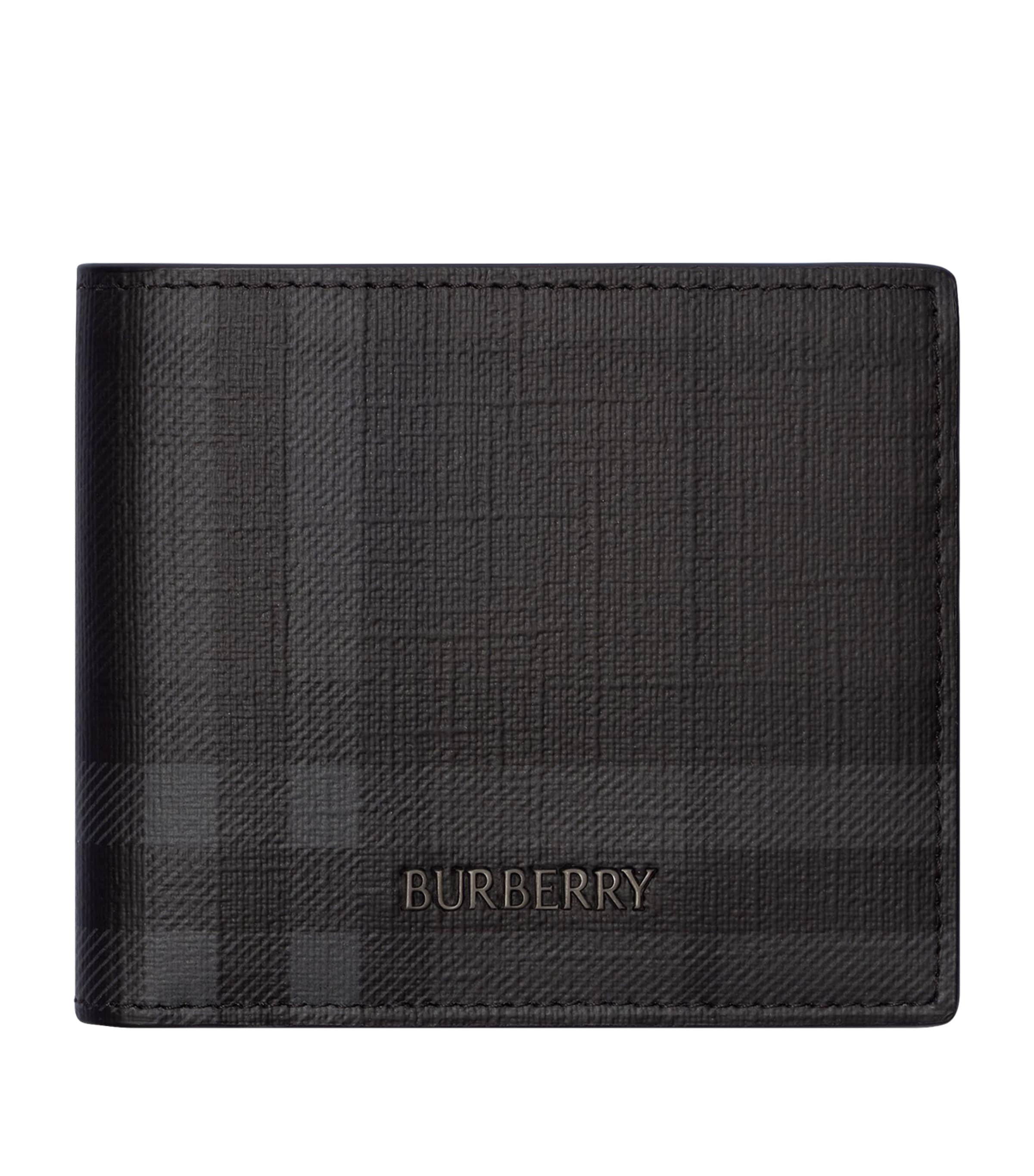 Burberry City Check Bifold Wallet Iron