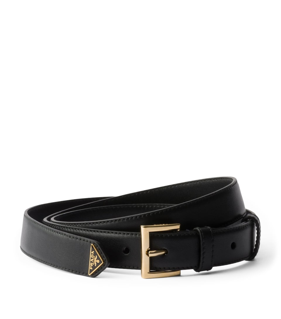 Leather Logo Belt