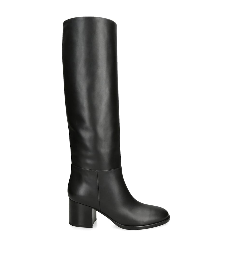 Leather Vitello Glove Knee-High Boots 60