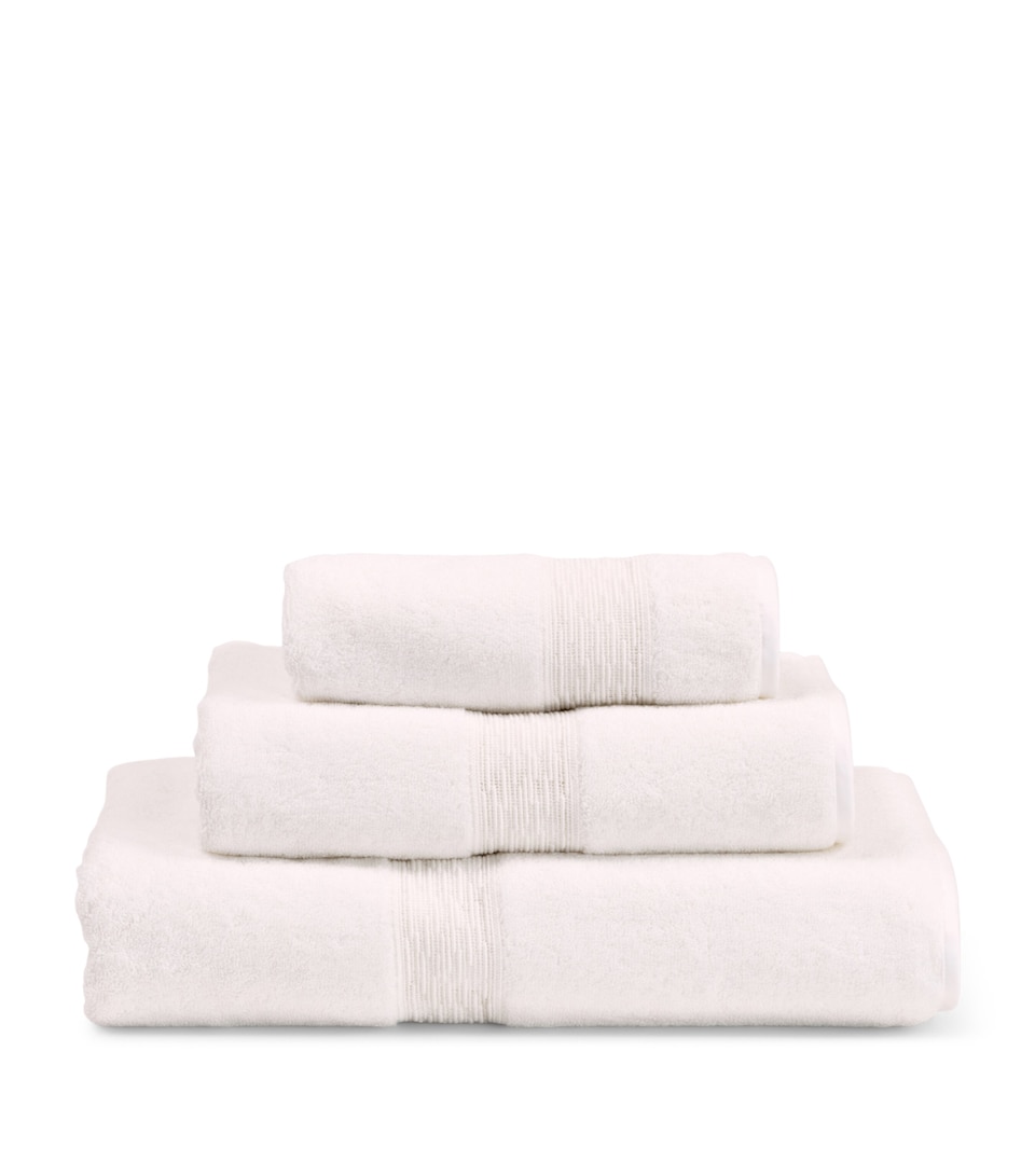 Frette Balance Lace Bath Sheet (100cm x 150cm) Milk