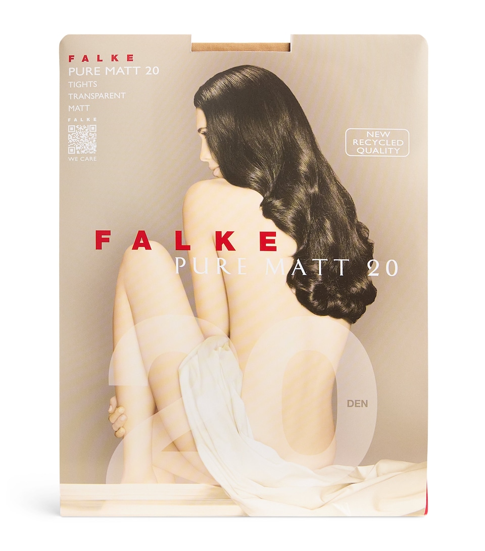 Falke Womens Pure Matt 20 Tights Golden