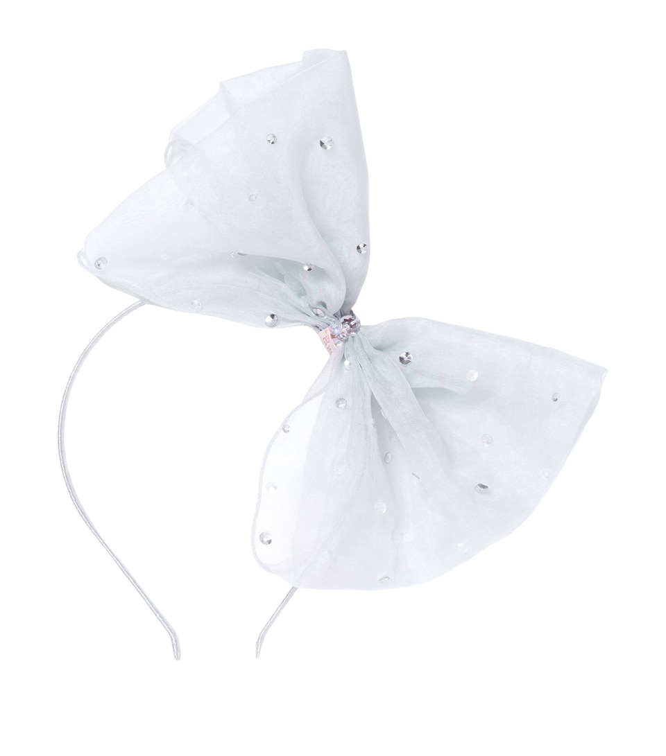 Tutu Du Monde Crystal Bow Headband Illusion Blue