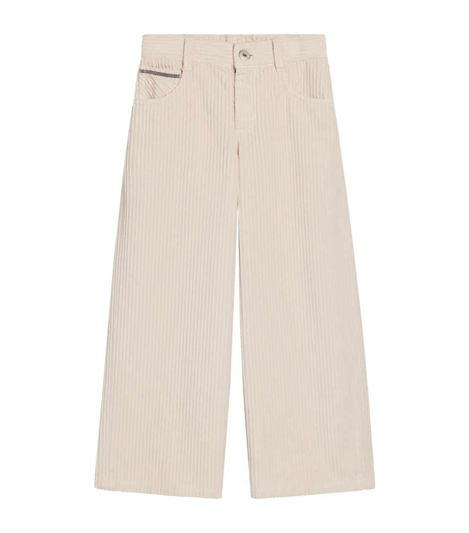 Brunello Cucinelli Kids Corduroy Wide-Leg Trousers (12-12+ Years)
