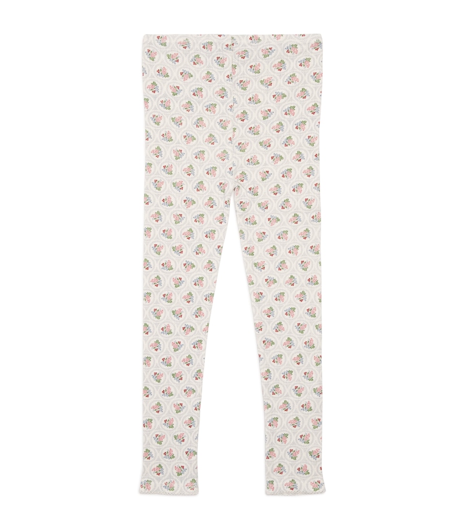 Organic Cotton Pointelle Minnie Trousers (1 Month-4 Years)