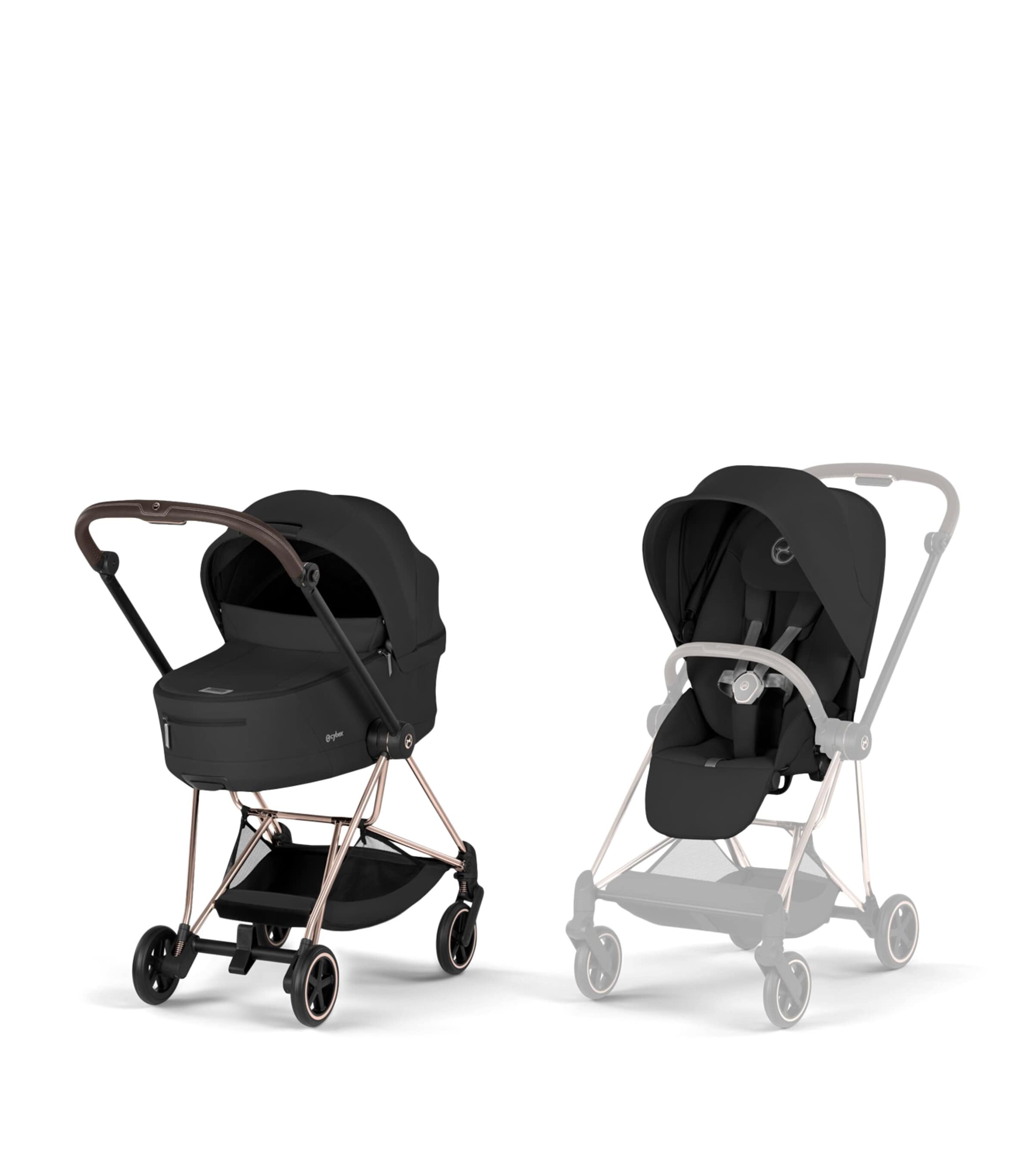 Cybex Mios Pushcair with Carrycot Sepia Black