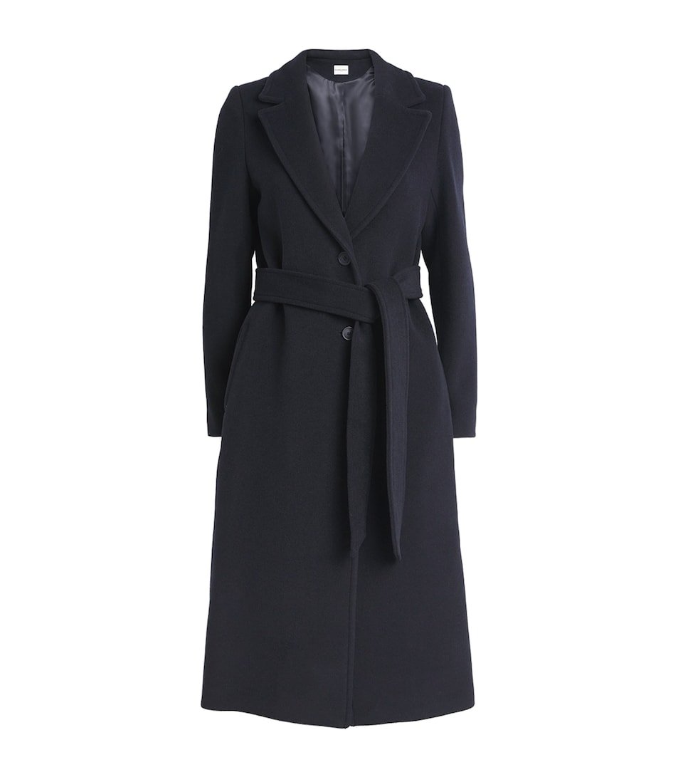 Wool-Blend Trench Coat