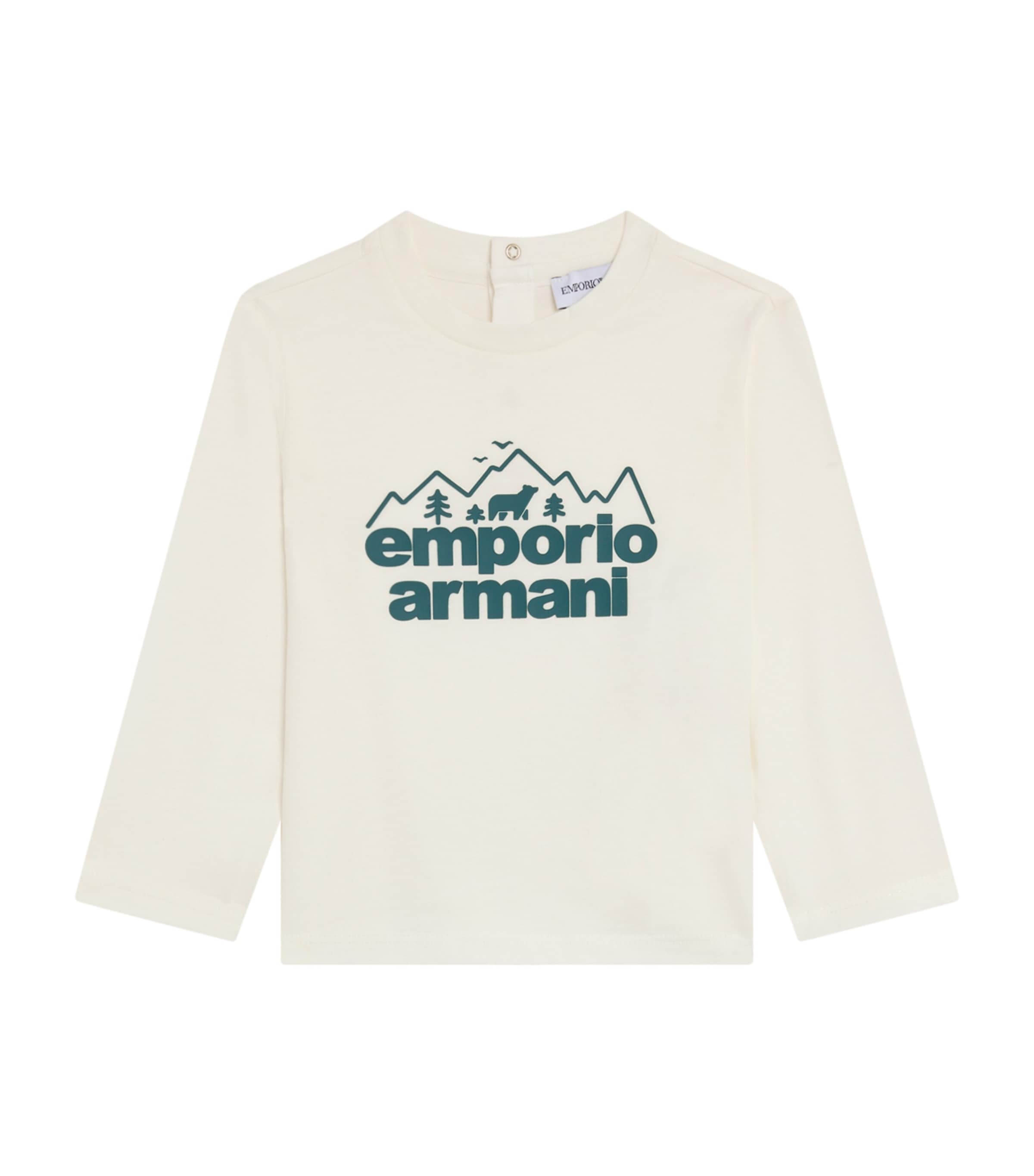 Cotton Logo Long-Sleeve T-Shirt (6-36 Months)