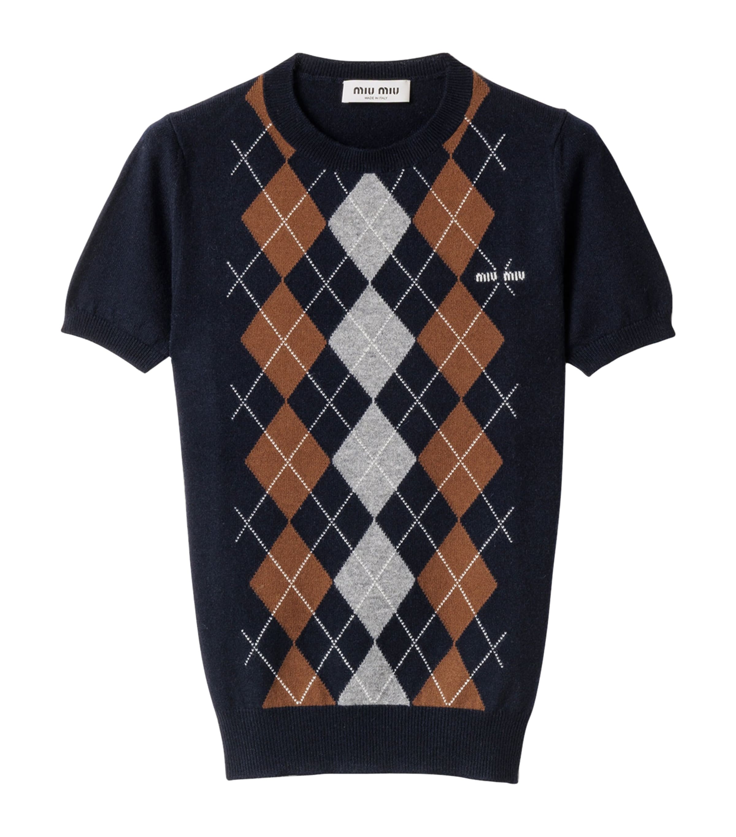 Cashmere Argyle Sweater
