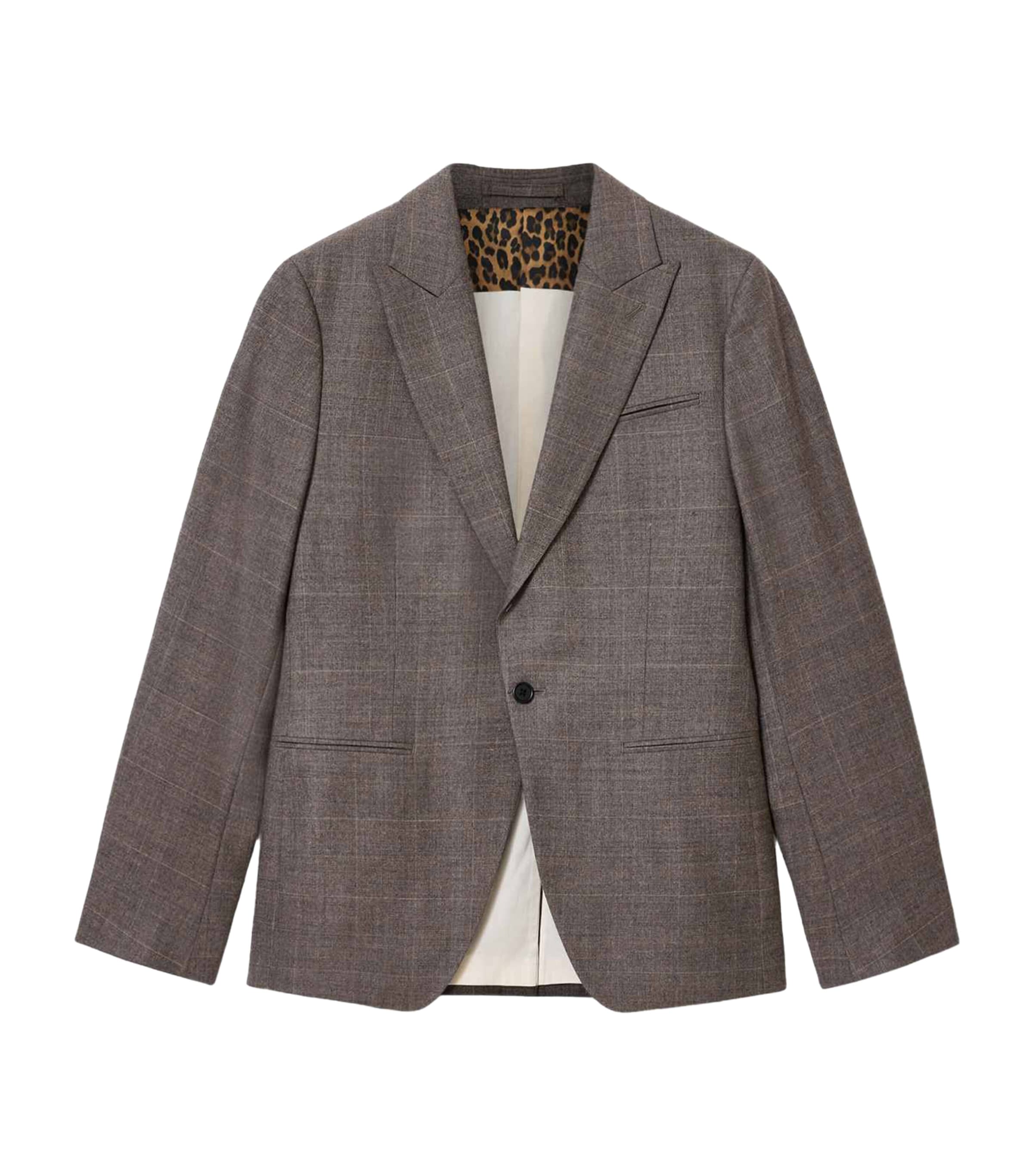 Wool-Blend Clover Blazer