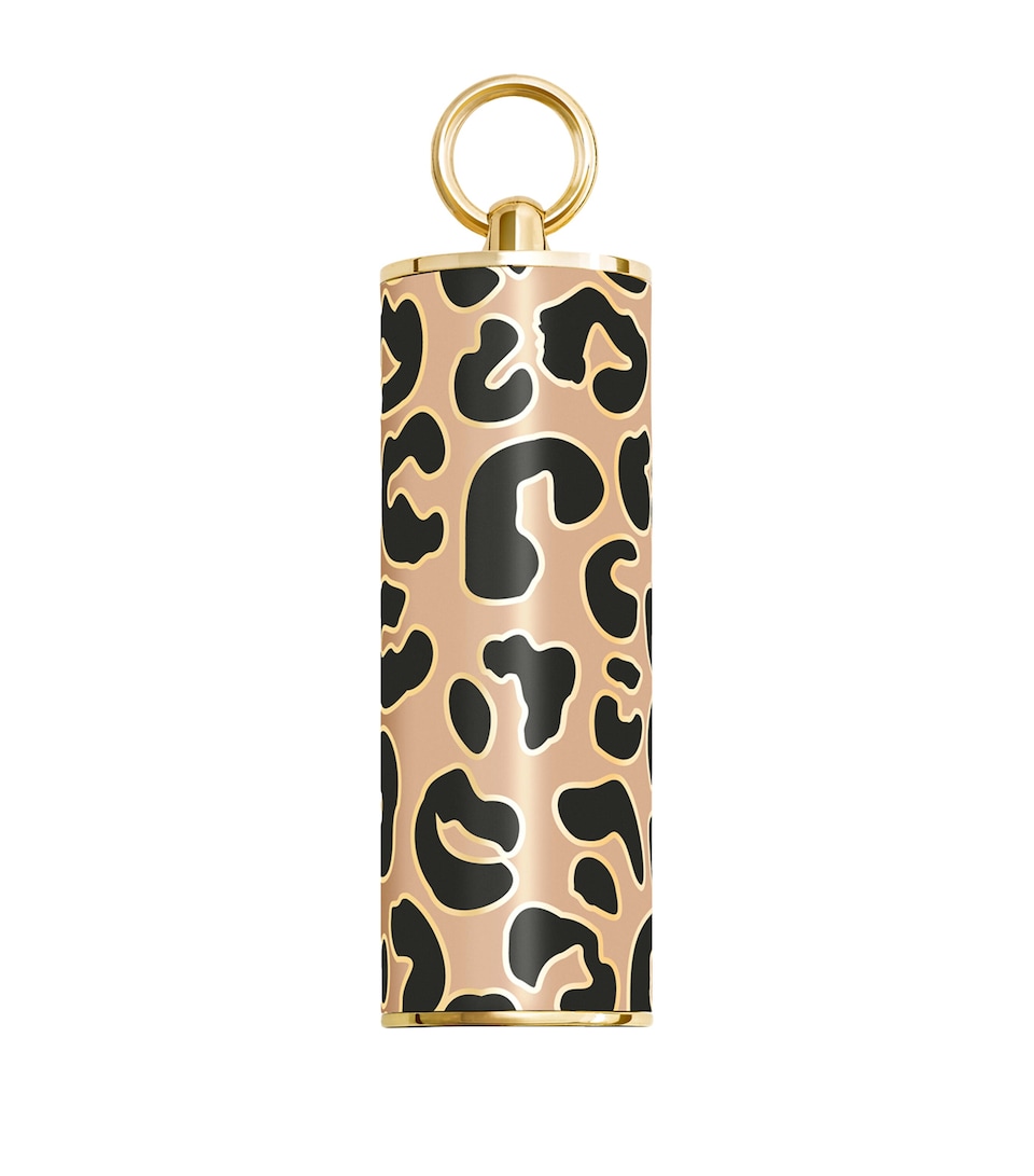 Carolina Herrera Leopard Print Lipstick Cap Fabulous Kiss Nw Cap