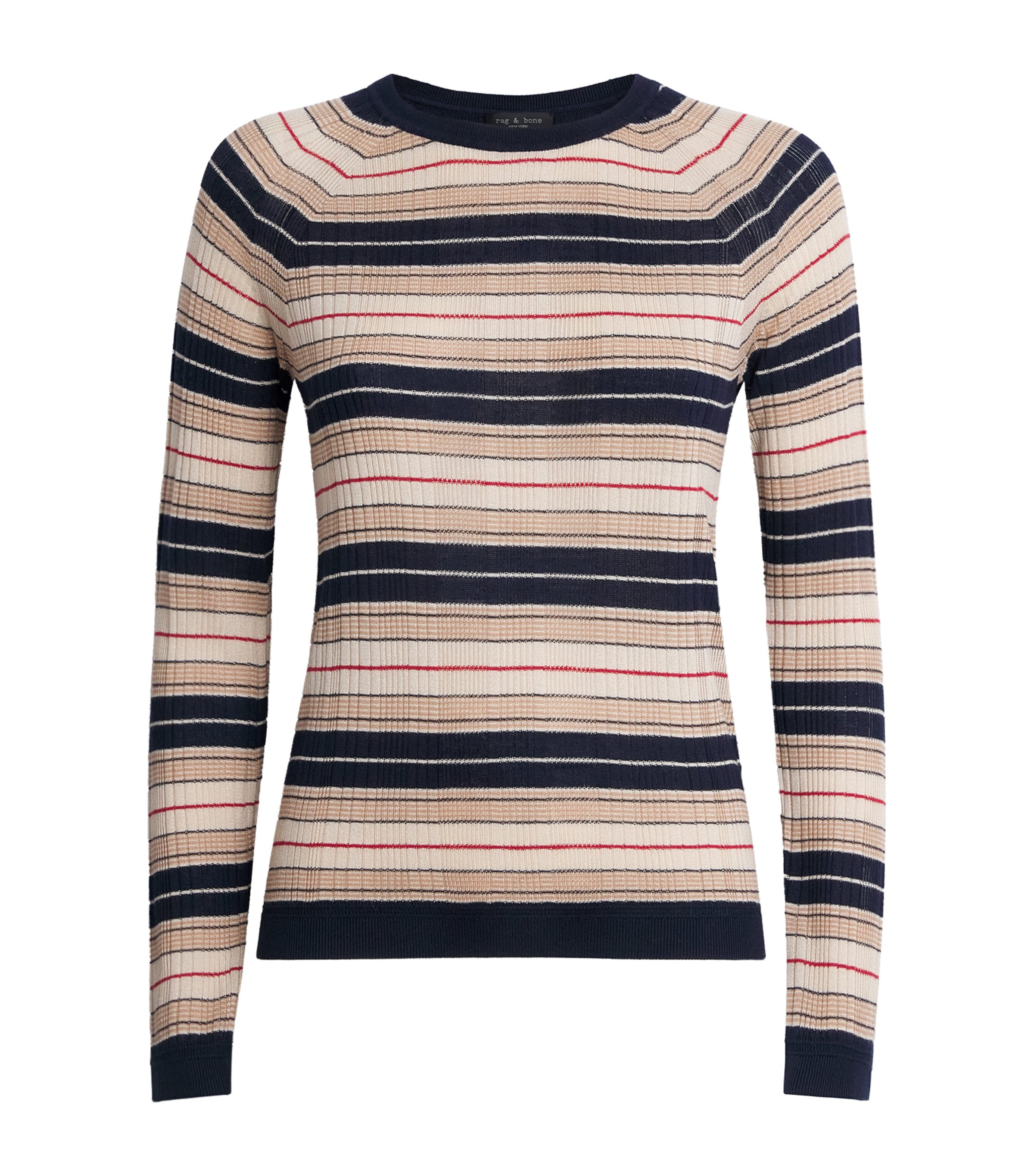 Rag & Bone Womens Crew-Neck Teresa Sweater Nvymt