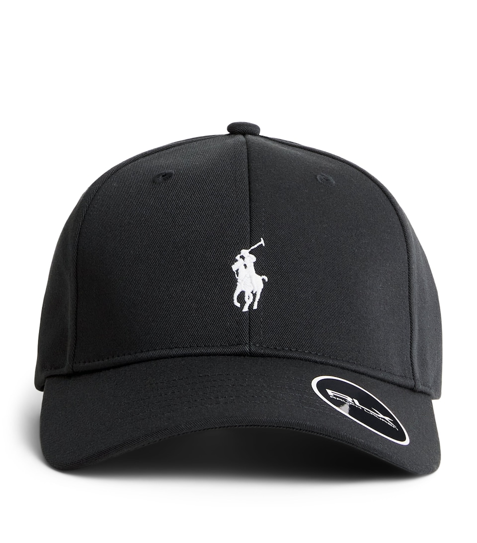 RLX Ralph Lauren Mens Signature Pony Sports Cap Black