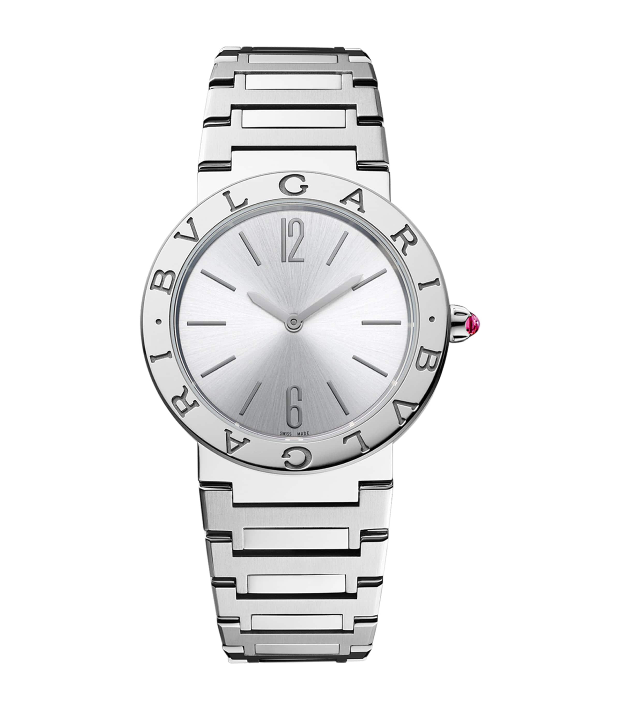 Bvlgari Womens Stainless Steel BVLGARI BVLGARI Lady Watch 33mm Grey