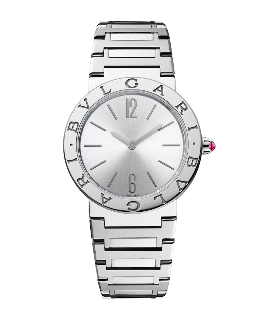 Bvlgari Womens Stainless Steel BVLGARI BVLGARI Lady Watch 33mm Grey