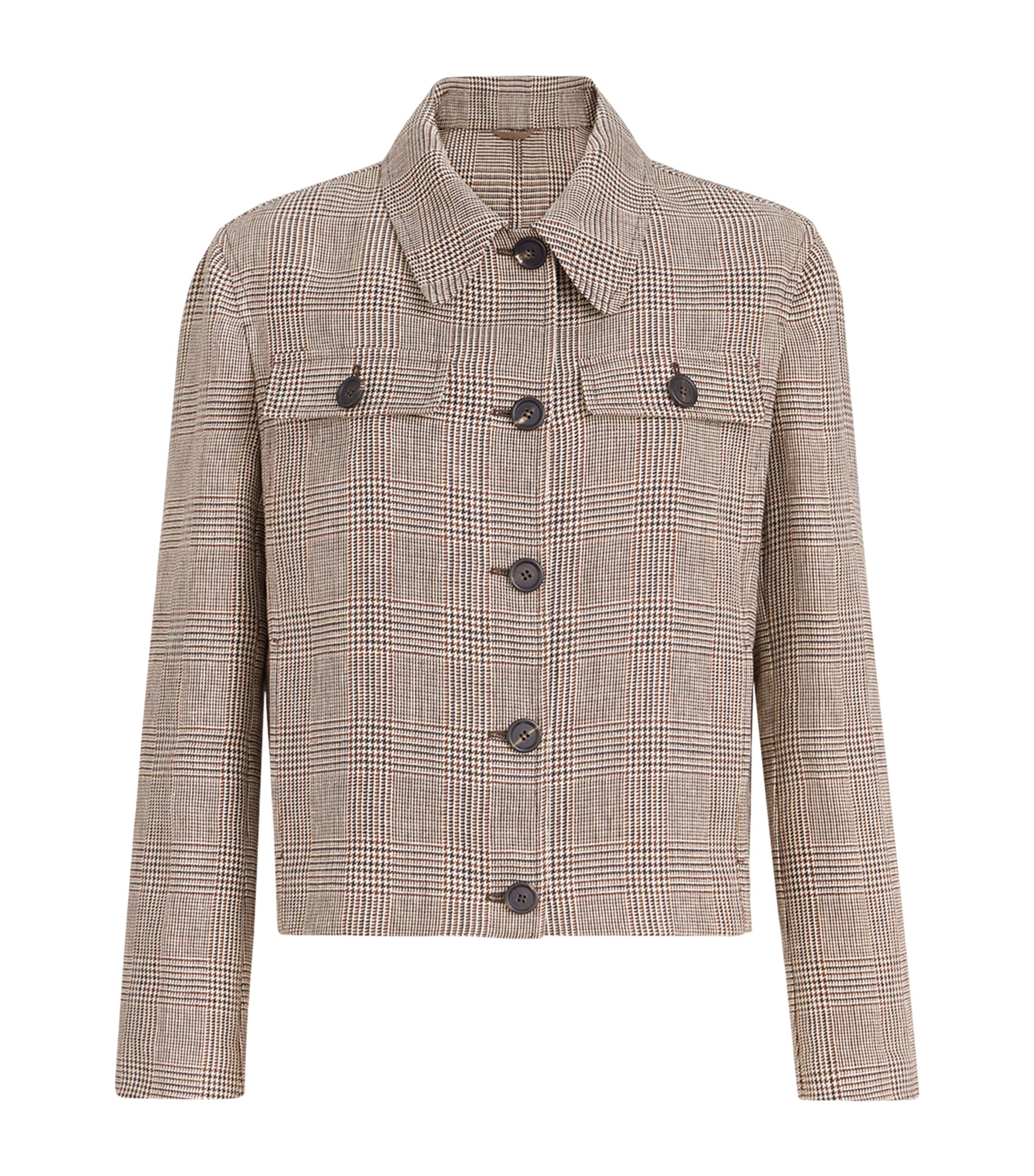 Linen Prince of Wales Jacket