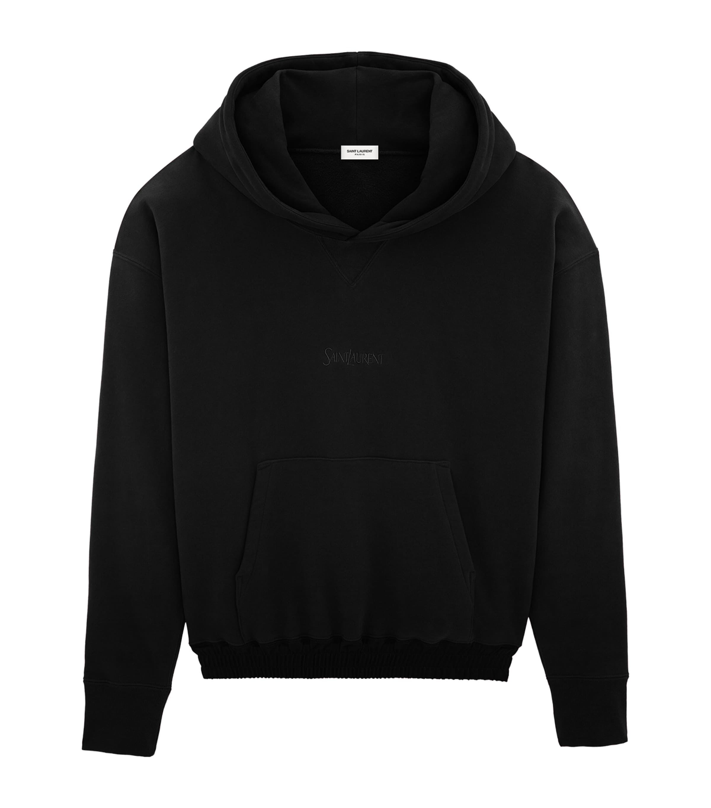 Cotton Embroidered Logo Hoodie