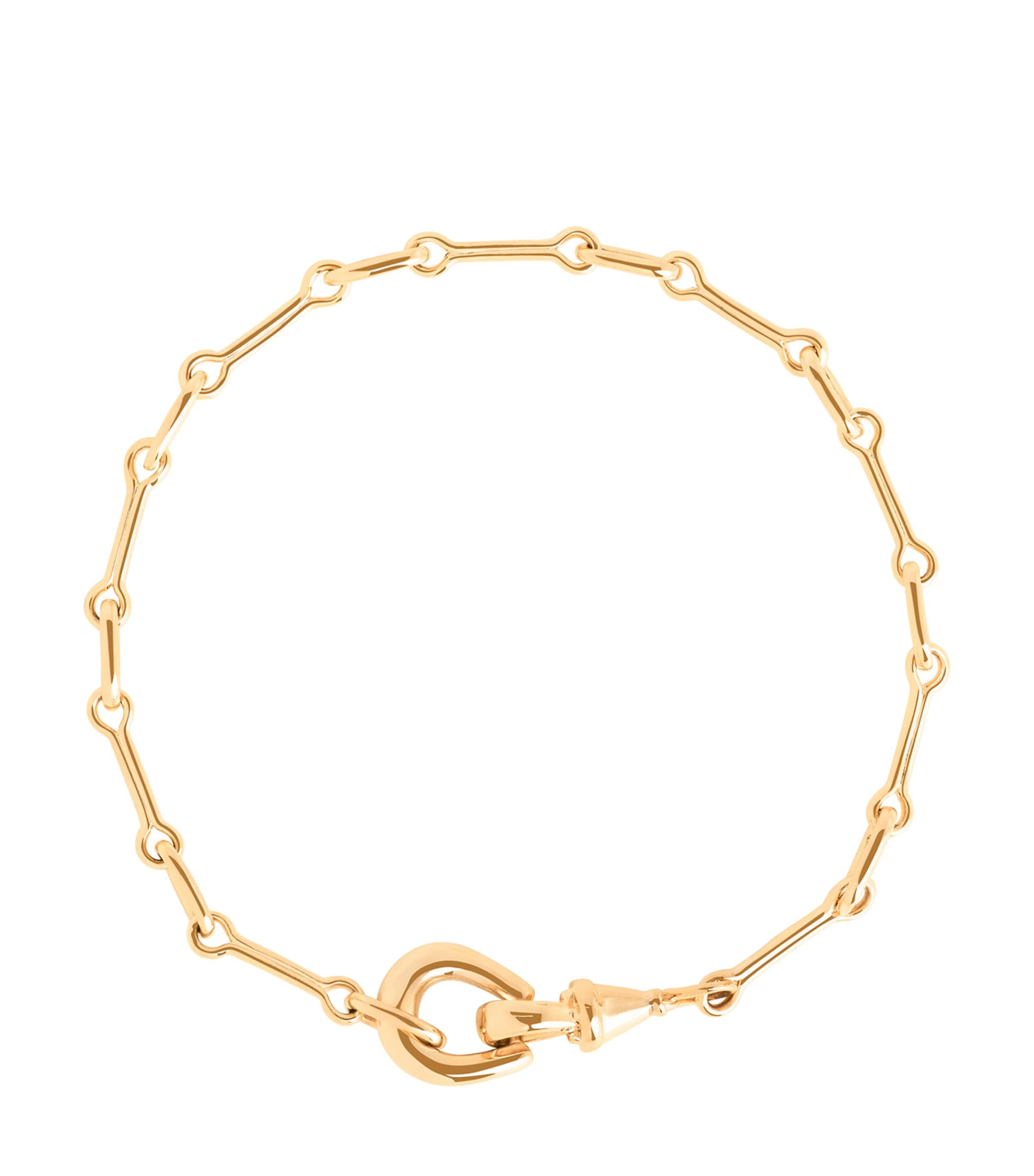 Gold-Plated Hardware Chain Bracelet