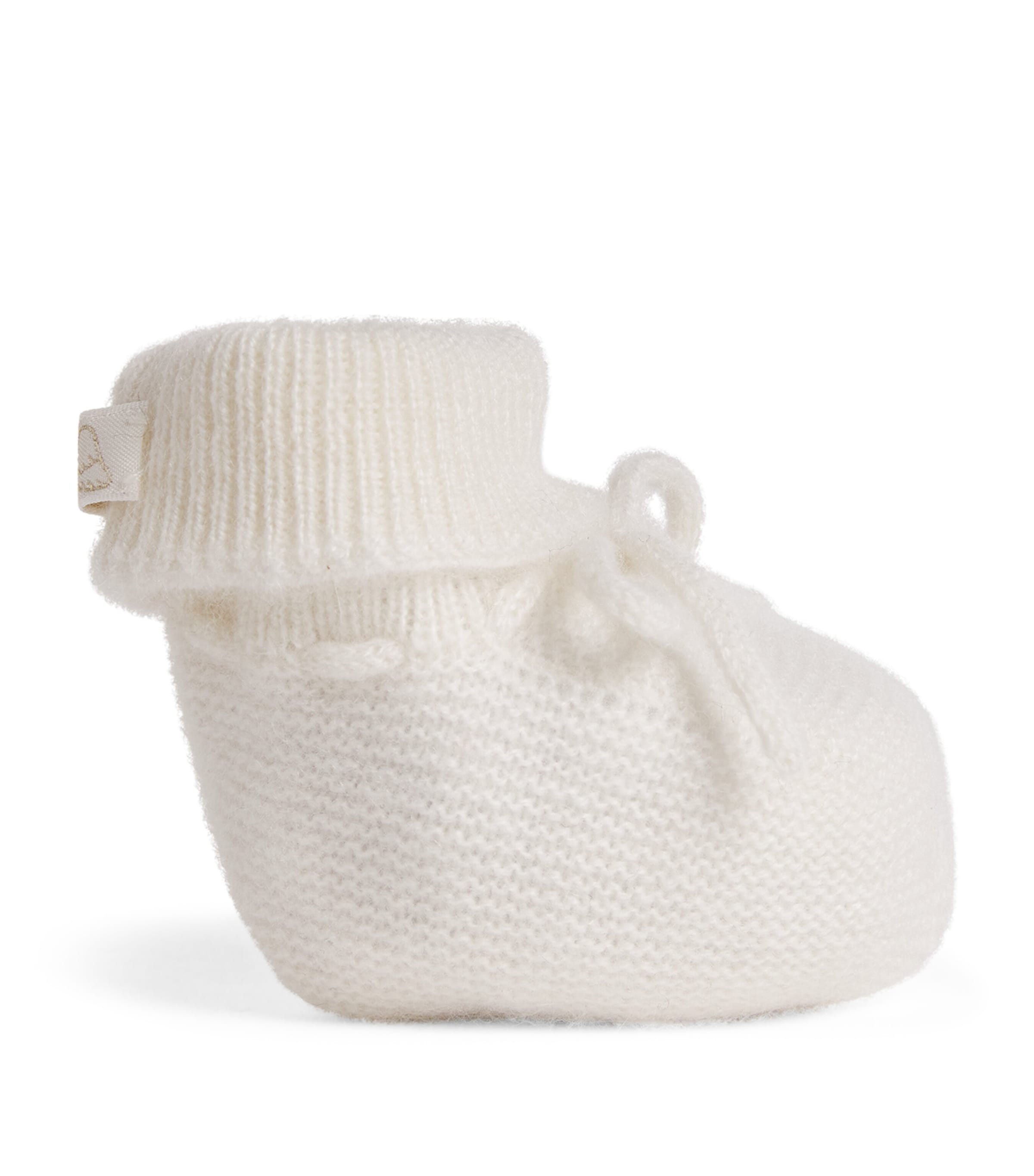 Marie-Chantal Cashmere Booties Ivory