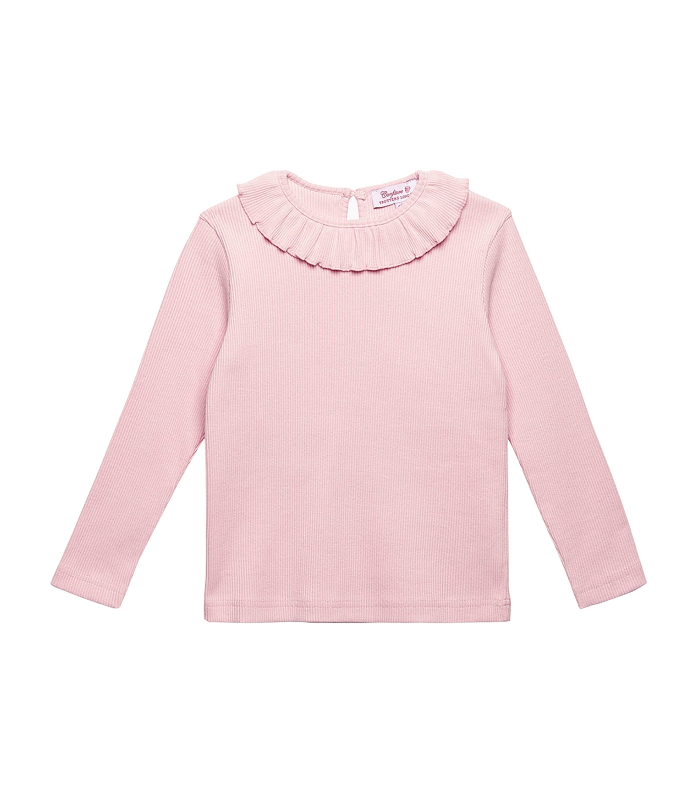 Trotters Stretch-Cotton Grace Willow Top (2-5 Years) Dusty Pink